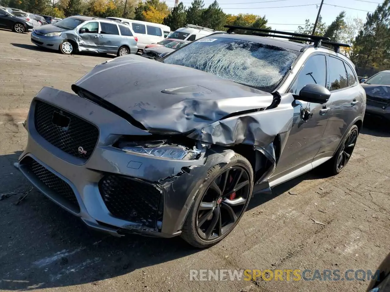 1 Photograph of a damaged car SADCZ2EE0KA607746 JAGUAR F-PACE 2019