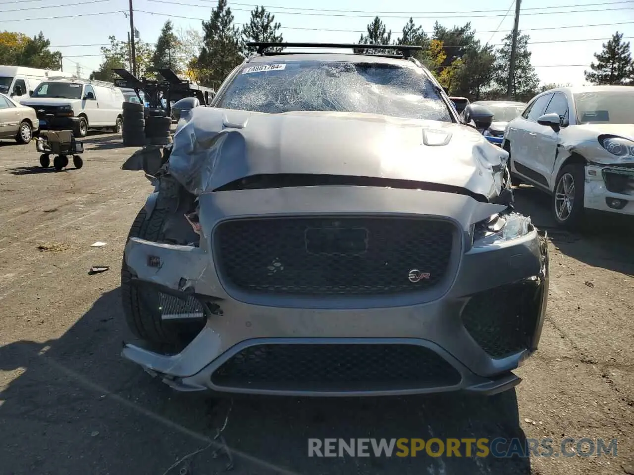 5 Photograph of a damaged car SADCZ2EE0KA607746 JAGUAR F-PACE 2019