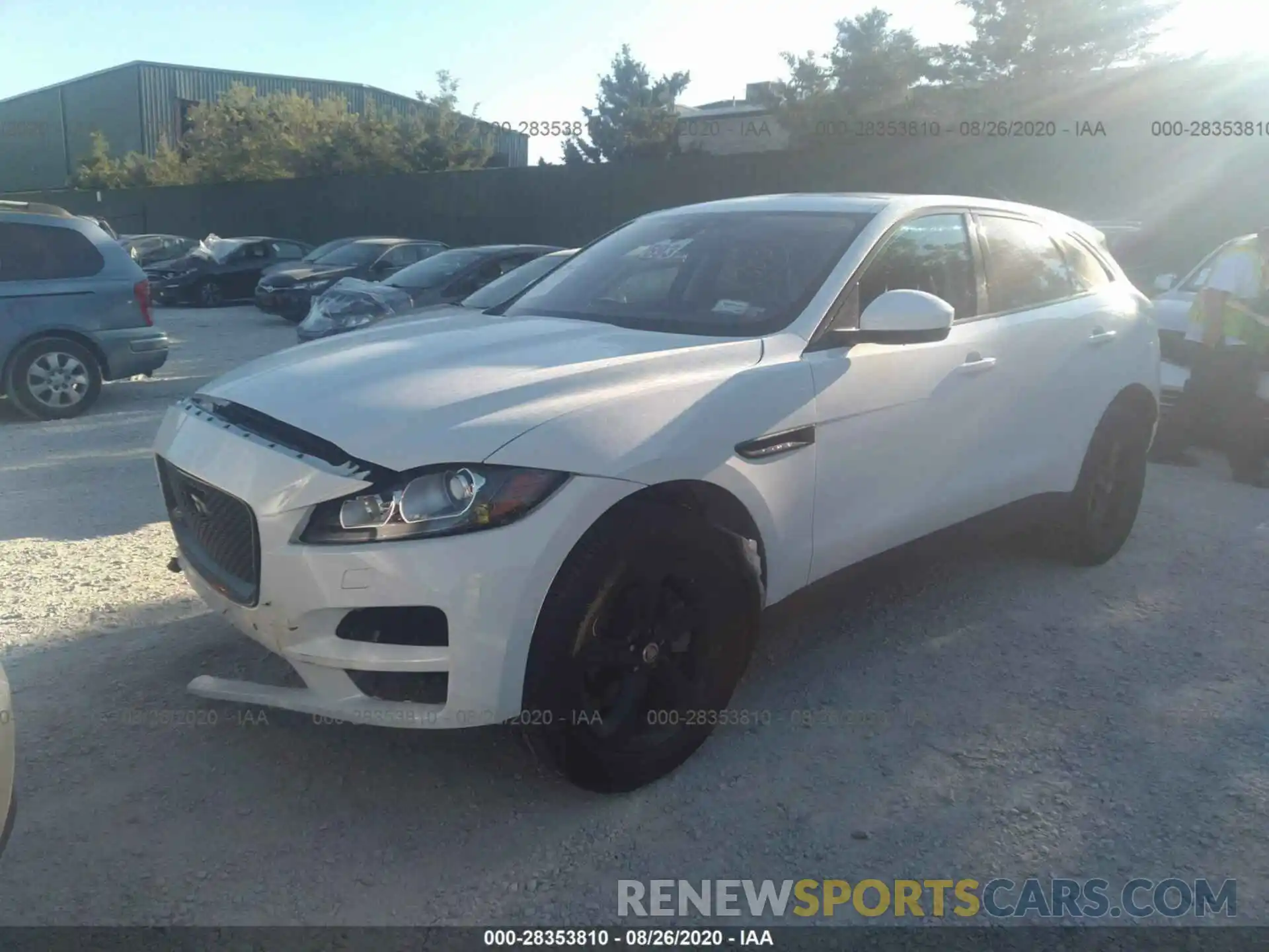 2 Photograph of a damaged car SADCJ2FX1LA629117 JAGUAR F-PACE 2020