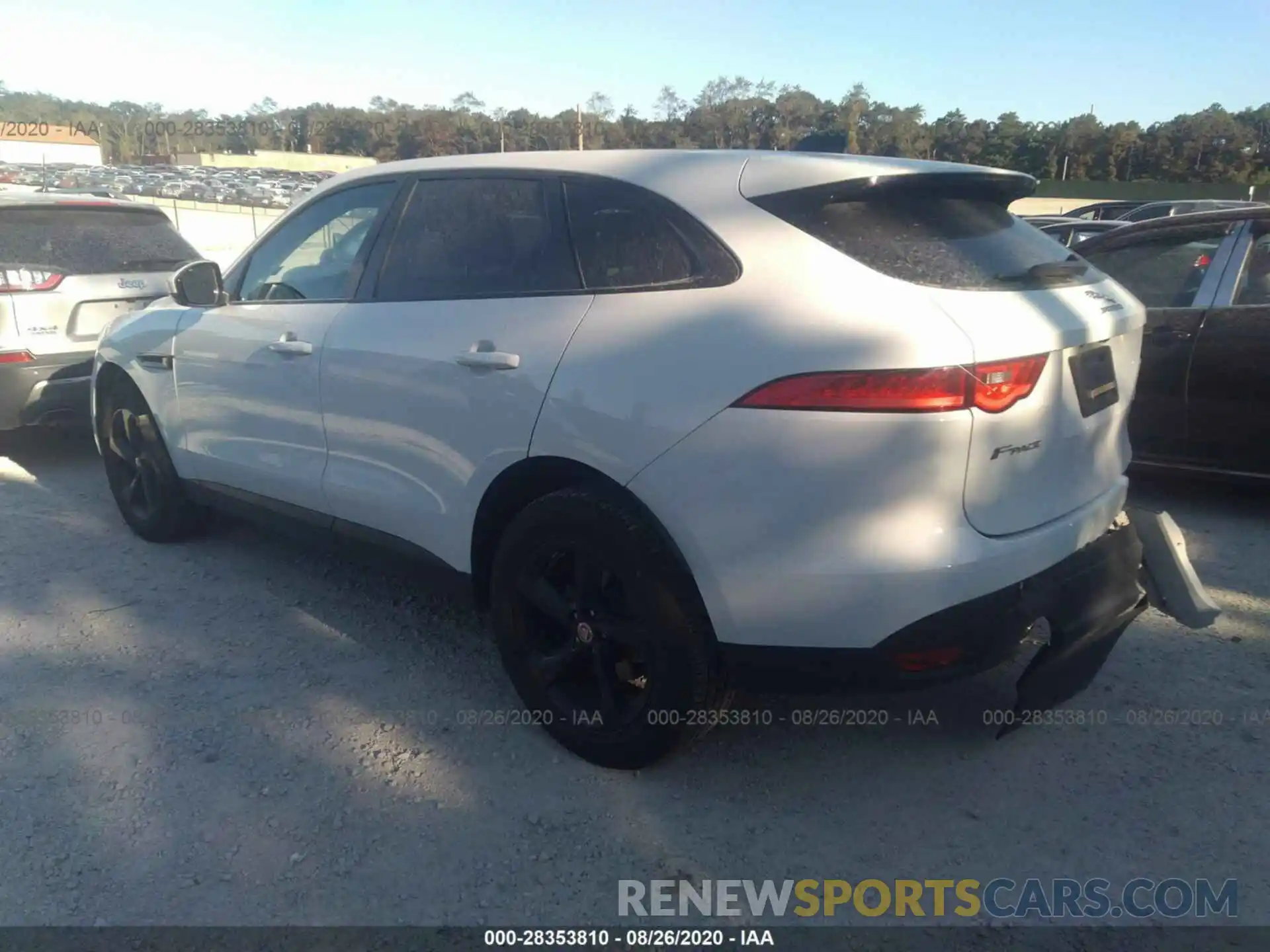 3 Photograph of a damaged car SADCJ2FX1LA629117 JAGUAR F-PACE 2020