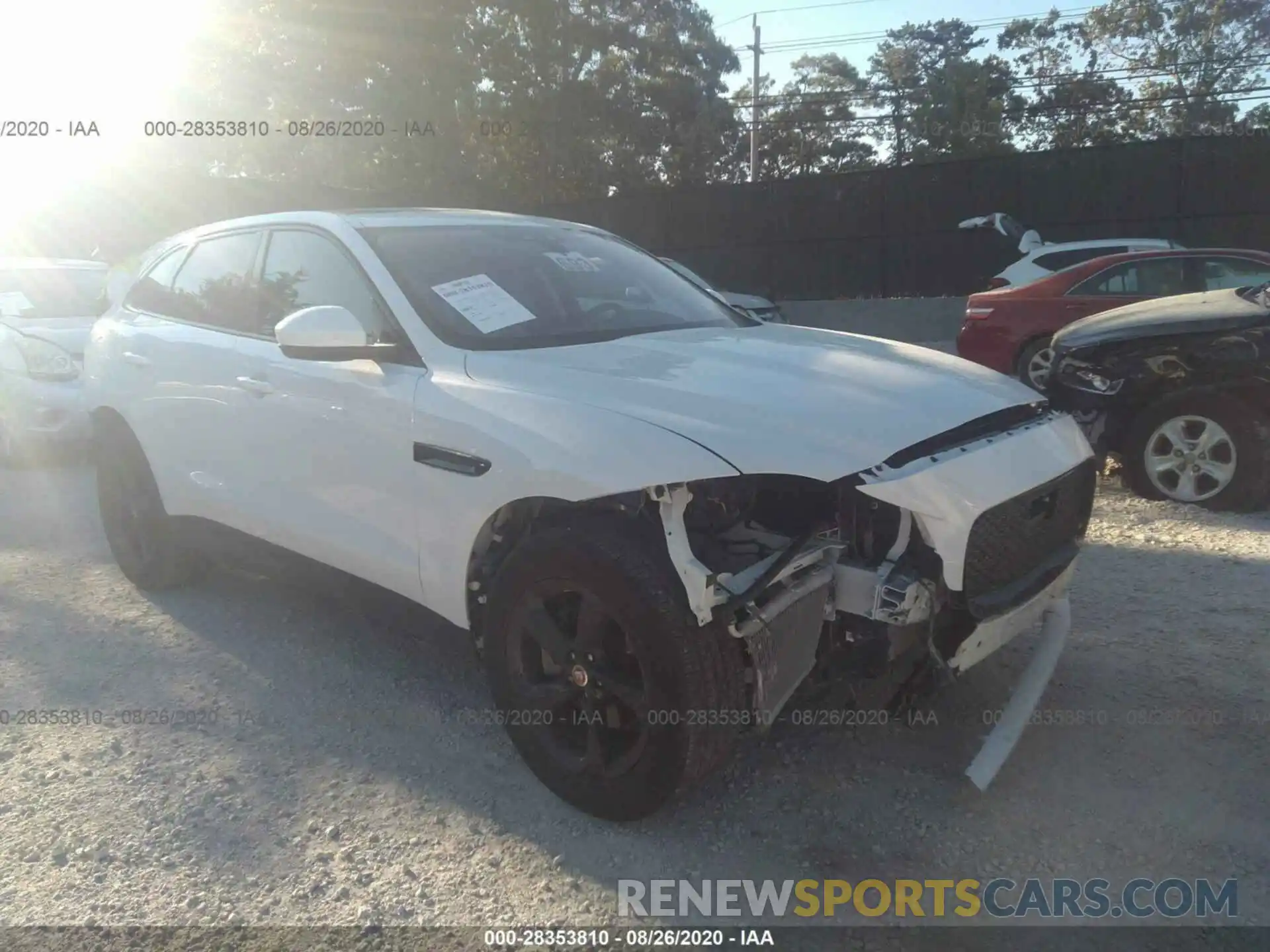 6 Photograph of a damaged car SADCJ2FX1LA629117 JAGUAR F-PACE 2020