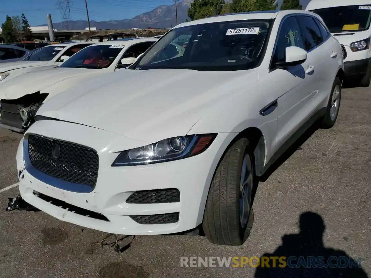 1 Photograph of a damaged car SADCJ2FX1LA640036 JAGUAR F-PACE 2020