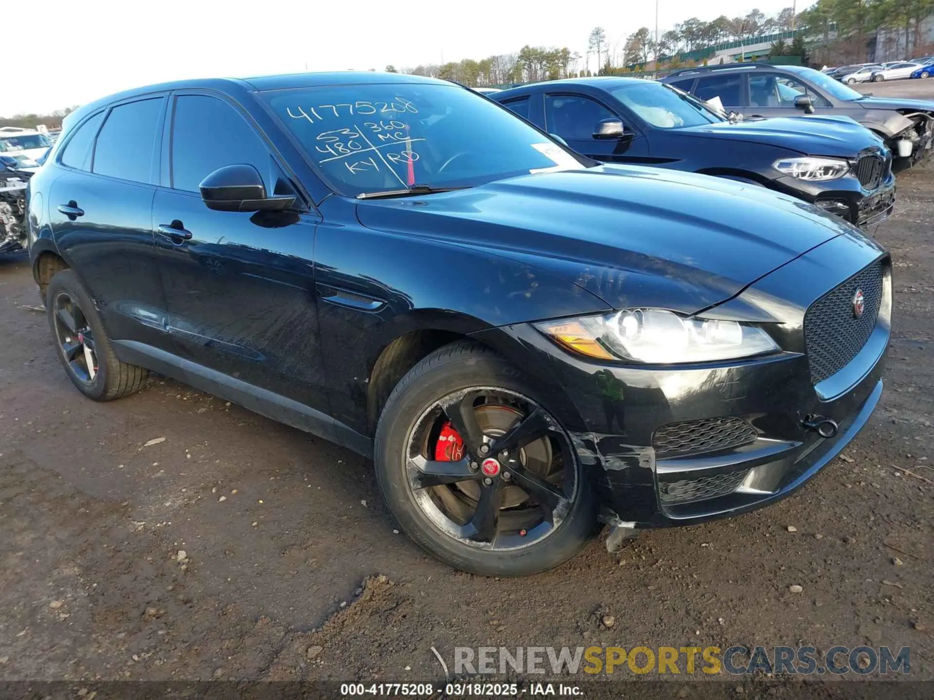 1 Photograph of a damaged car SADCJ2FX1LA648654 JAGUAR F-PACE 2020