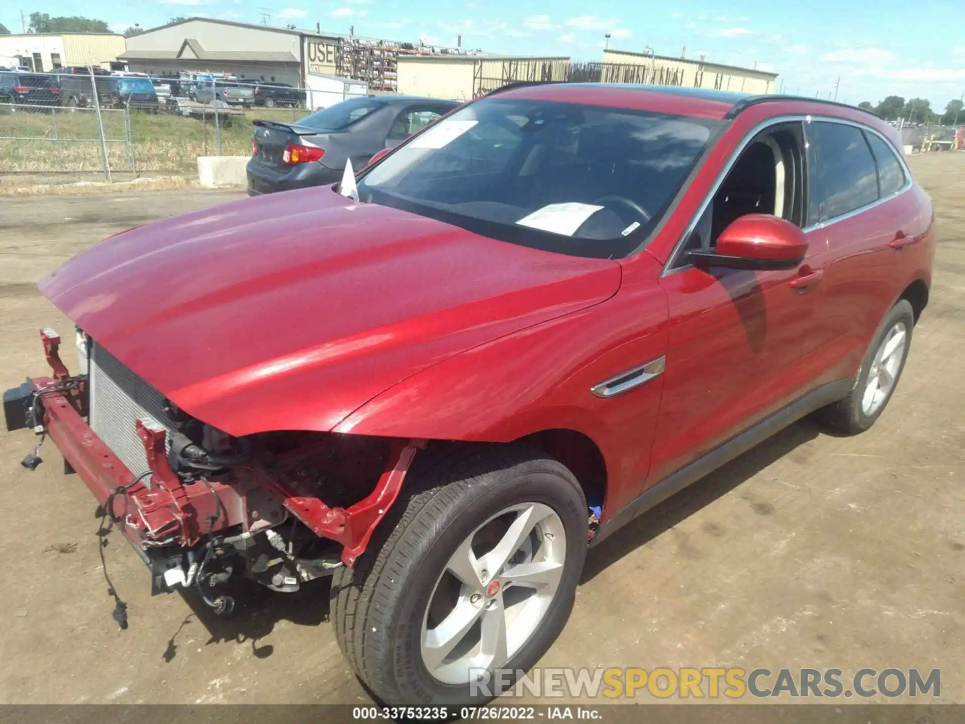 2 Photograph of a damaged car SADCJ2FX1LA653031 JAGUAR F-PACE 2020