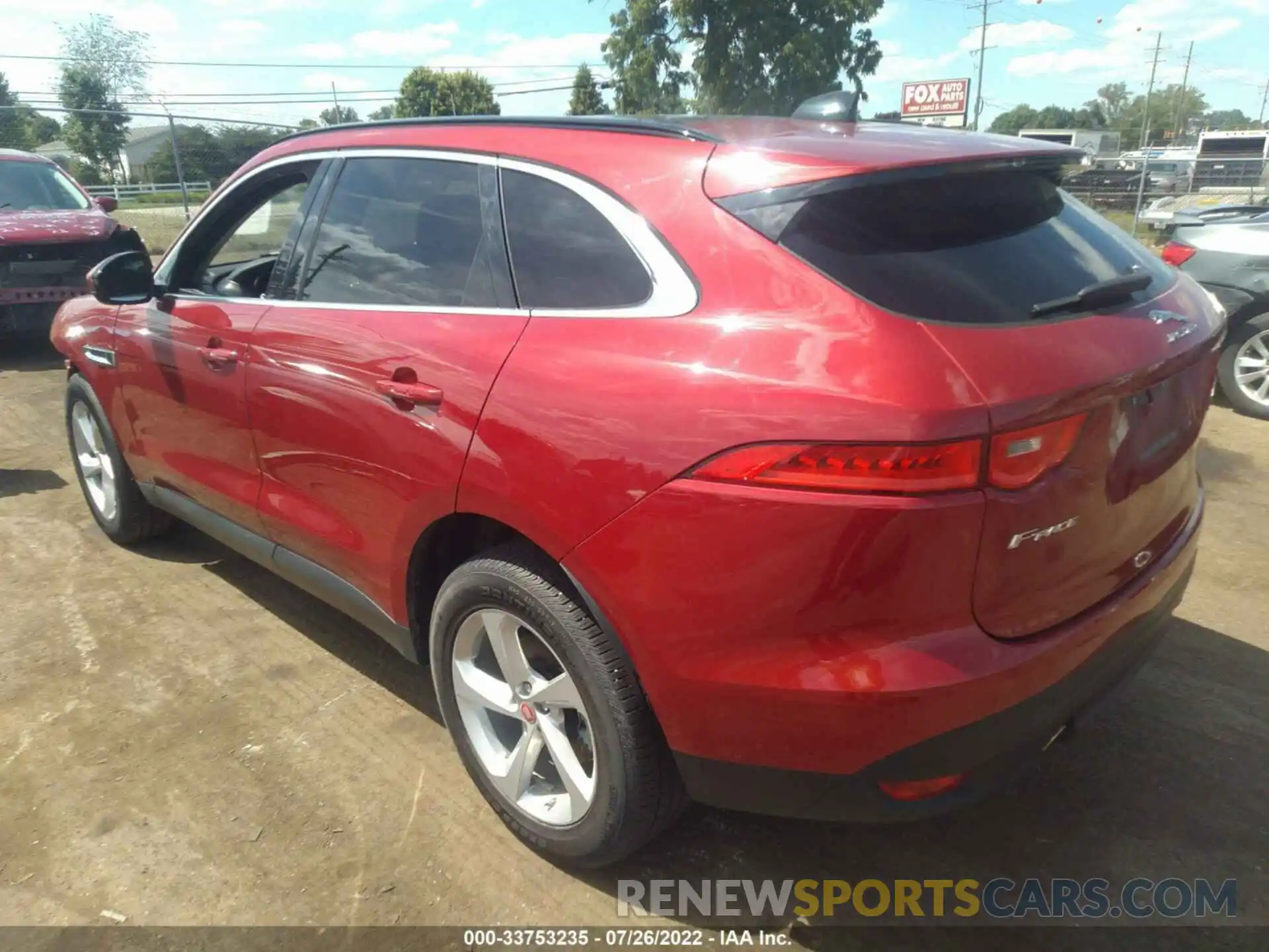 3 Photograph of a damaged car SADCJ2FX1LA653031 JAGUAR F-PACE 2020