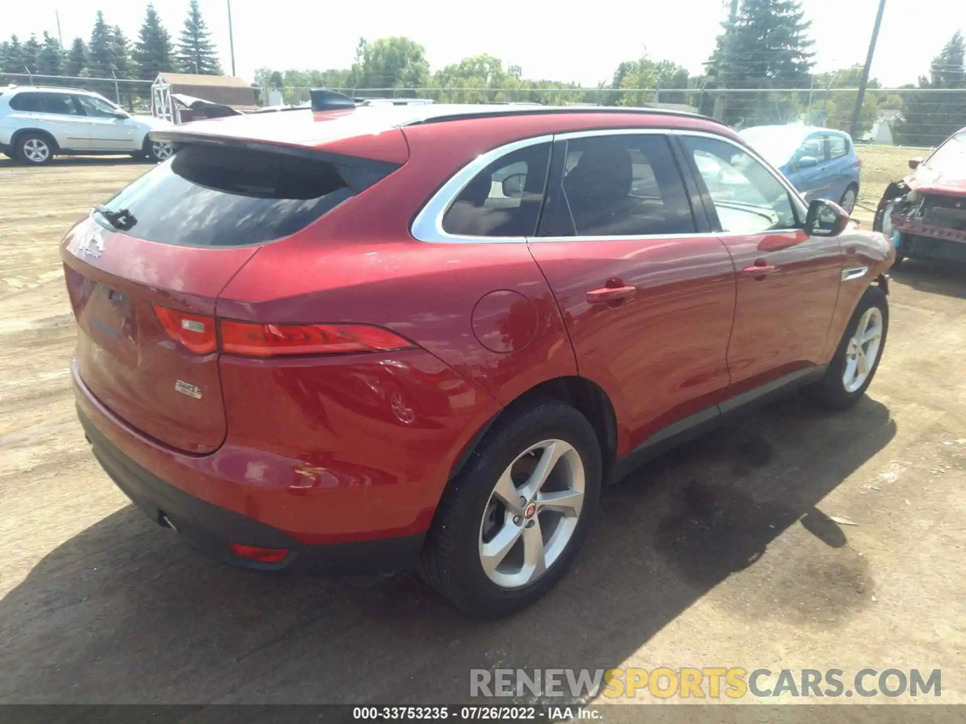 4 Photograph of a damaged car SADCJ2FX1LA653031 JAGUAR F-PACE 2020