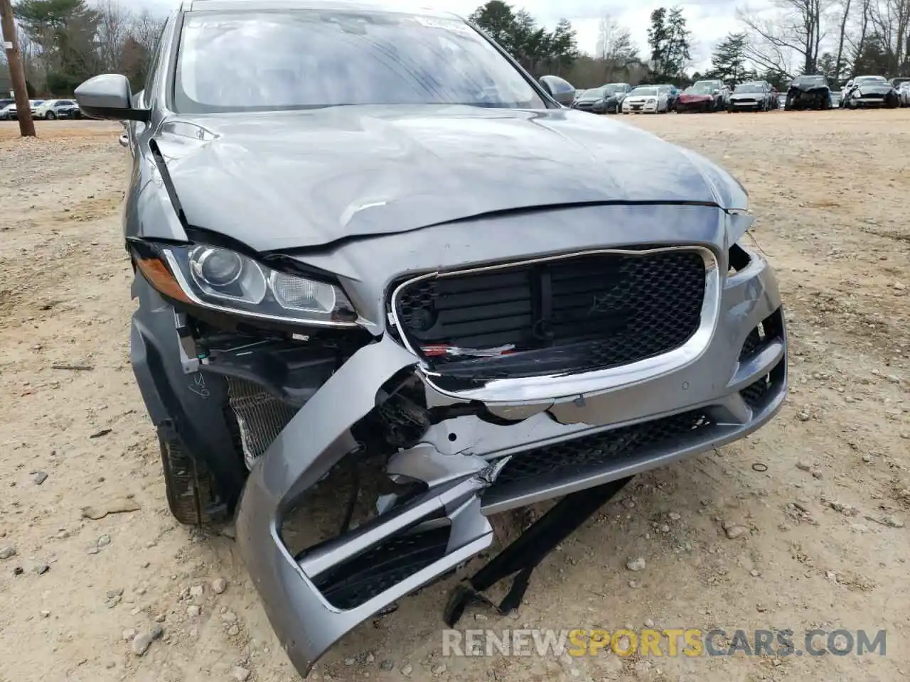 9 Photograph of a damaged car SADCJ2FX2LA630079 JAGUAR F-PACE 2020