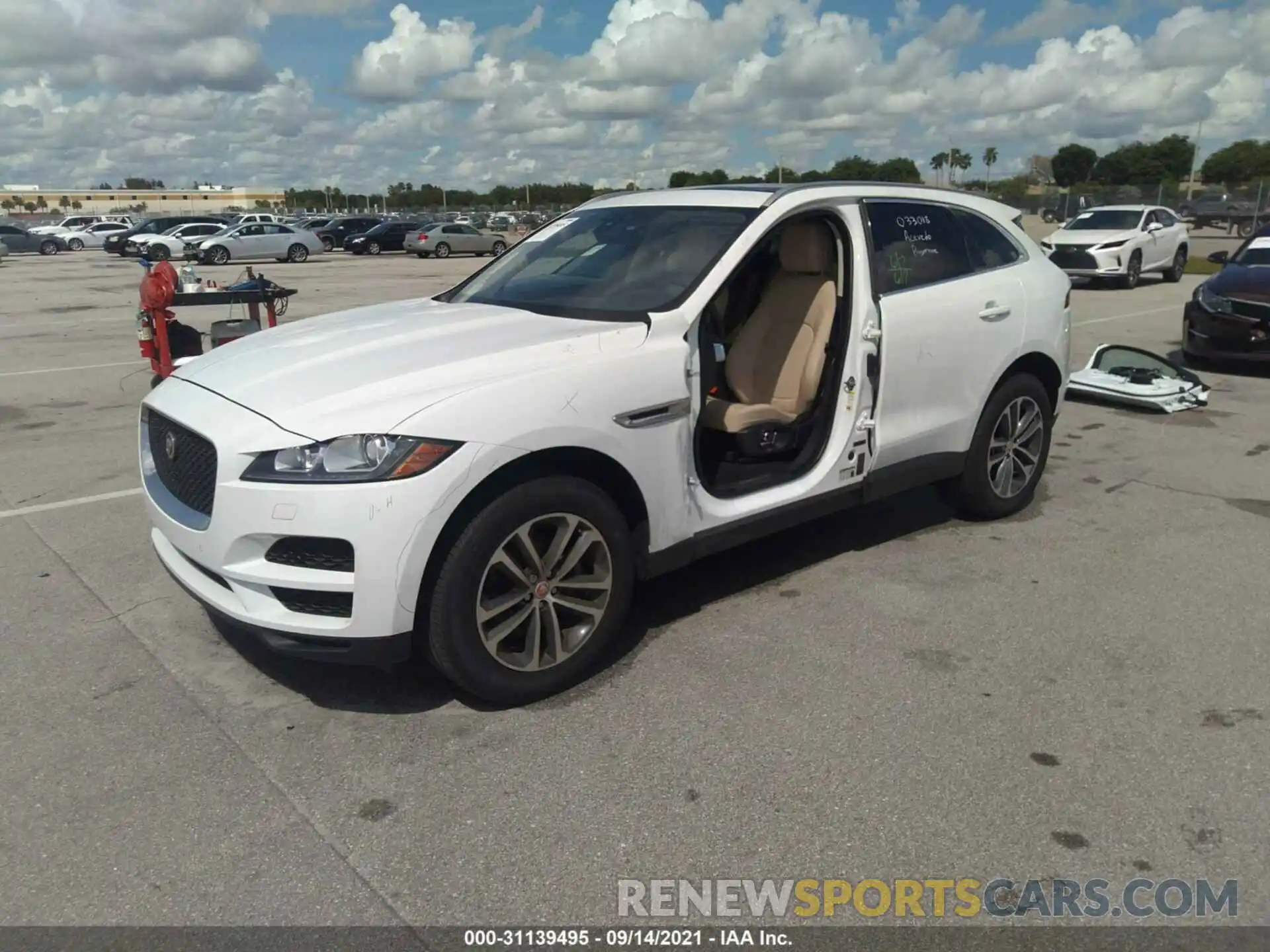 2 Photograph of a damaged car SADCJ2FX2LA634312 JAGUAR F-PACE 2020