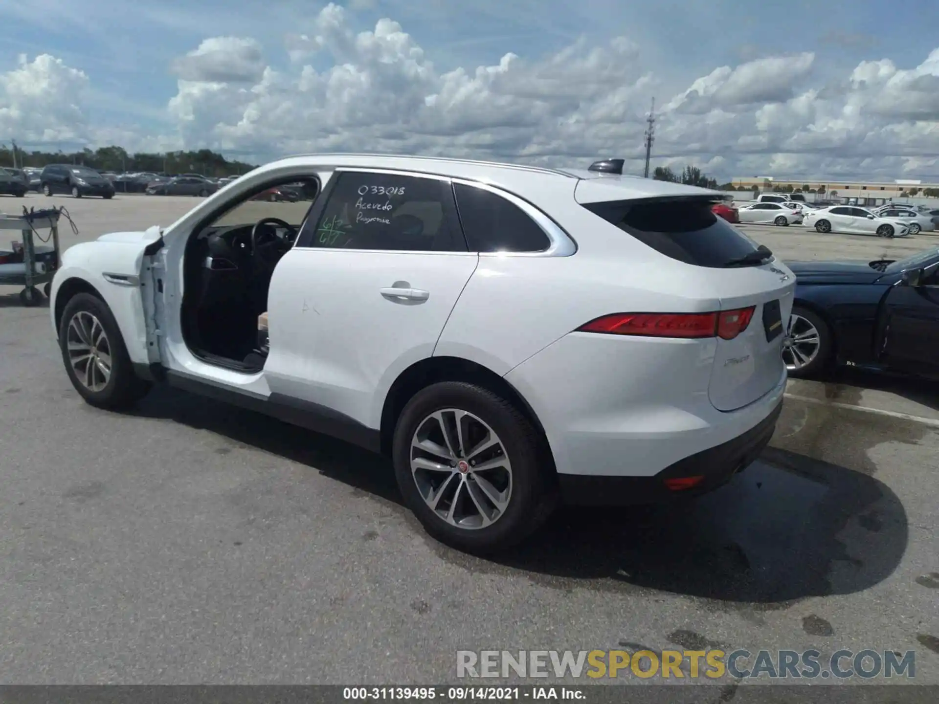 3 Photograph of a damaged car SADCJ2FX2LA634312 JAGUAR F-PACE 2020