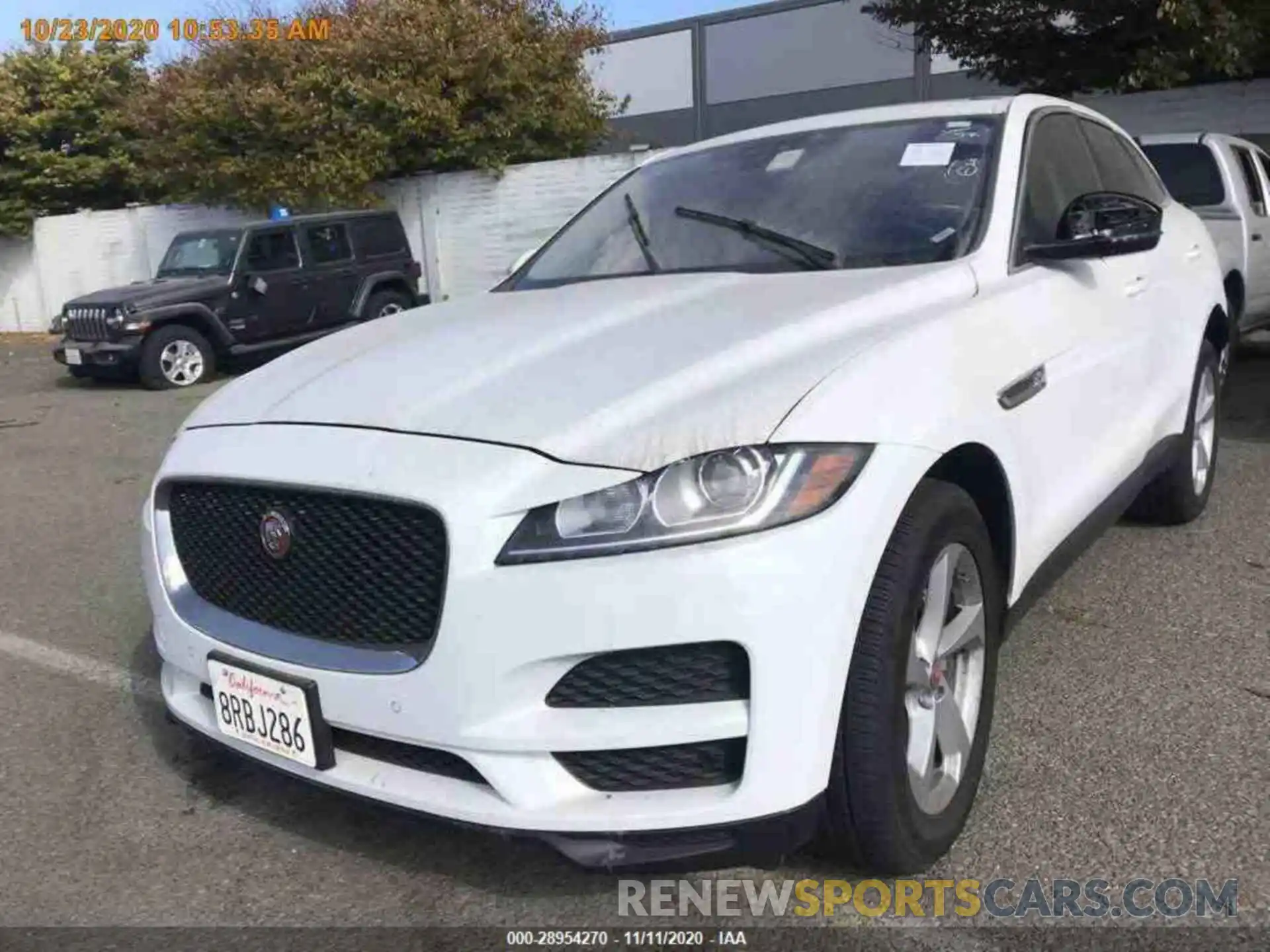 15 Photograph of a damaged car SADCJ2FX2LA644385 JAGUAR F-PACE 2020