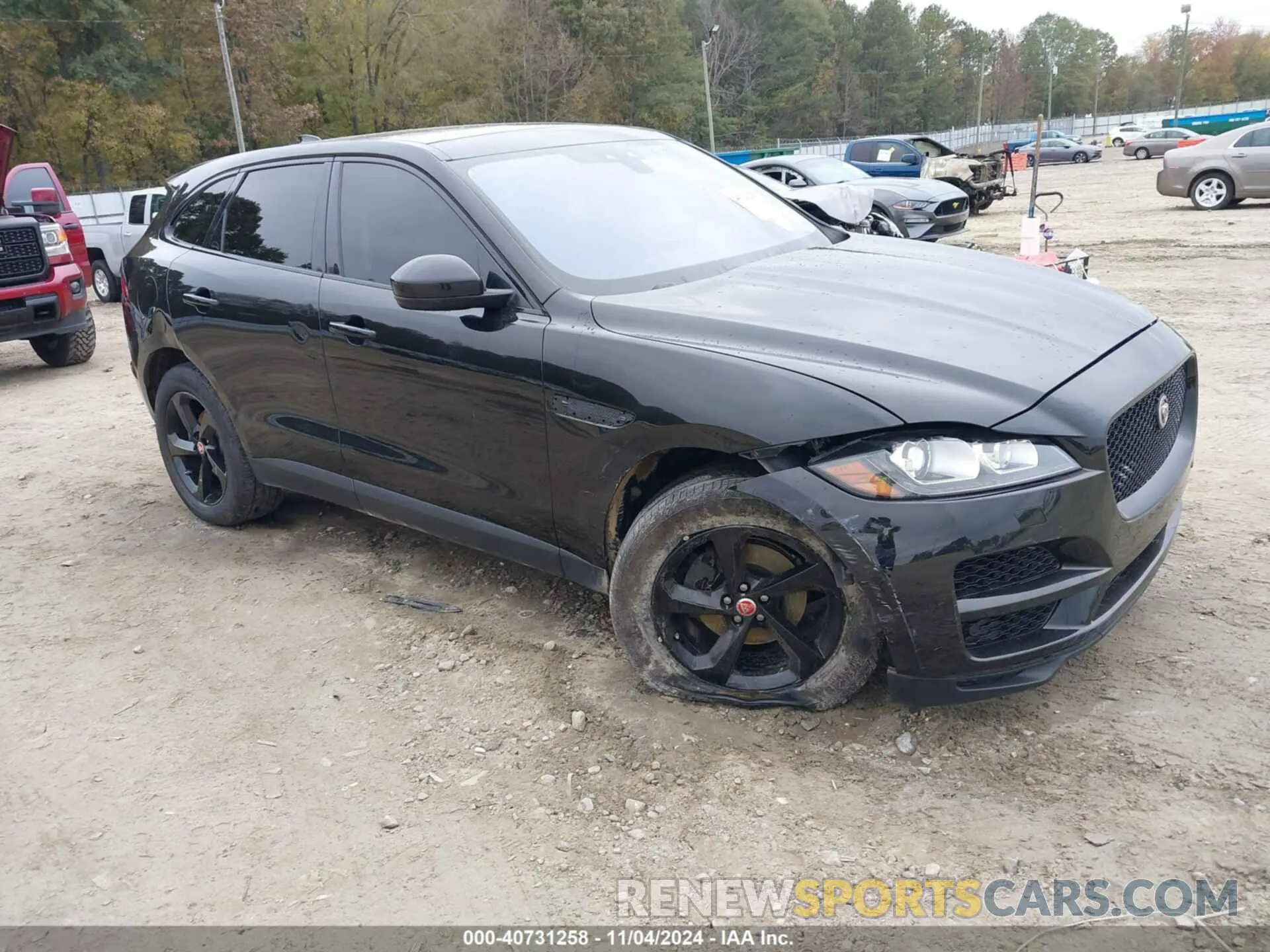 1 Photograph of a damaged car SADCJ2FX3LA621472 JAGUAR F-PACE 2020