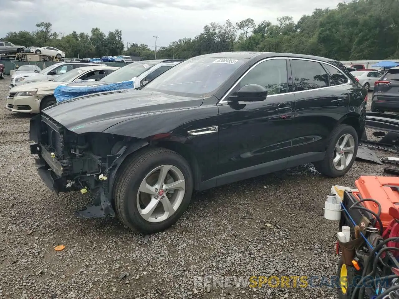 1 Photograph of a damaged car SADCJ2FX4LA655775 JAGUAR F-PACE 2020