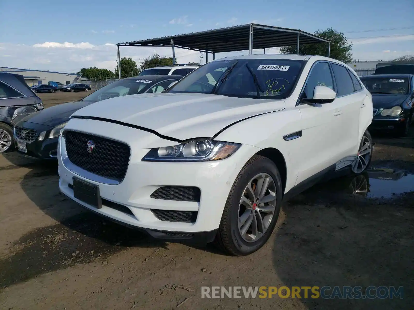 2 Photograph of a damaged car SADCJ2FX5LA617343 JAGUAR F-PACE 2020