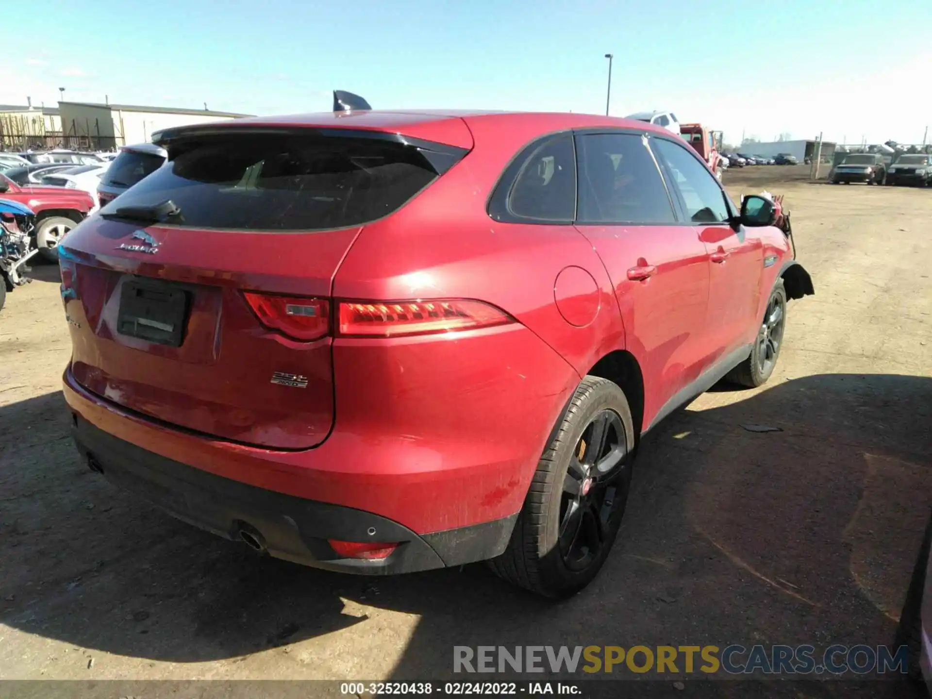 4 Photograph of a damaged car SADCJ2FX5LA630903 JAGUAR F-PACE 2020