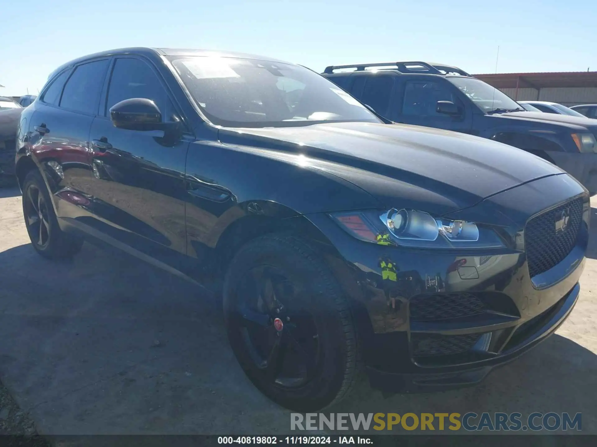 1 Photograph of a damaged car SADCJ2FX7LA626514 JAGUAR F-PACE 2020