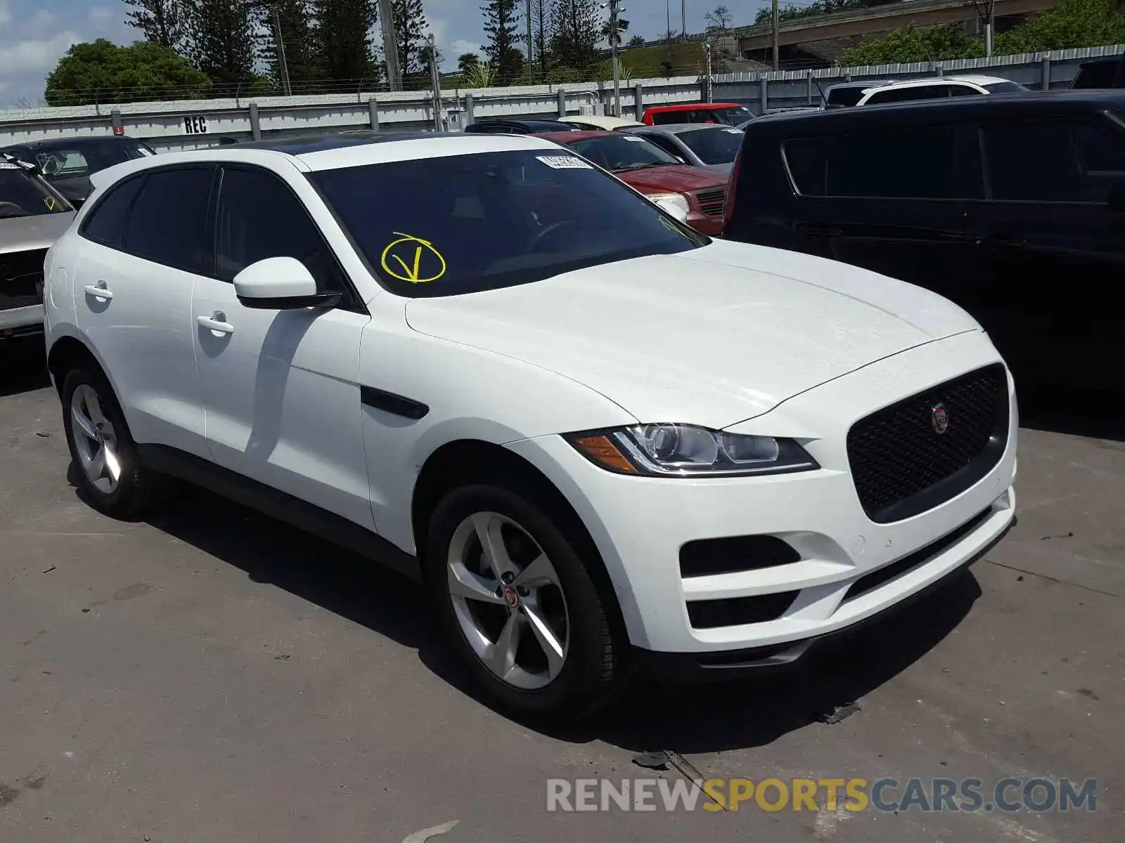 1 Photograph of a damaged car SADCJ2FX7LA645547 JAGUAR F-PACE 2020