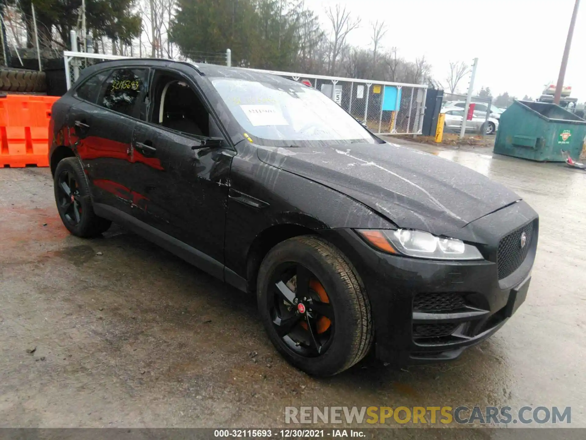 1 Photograph of a damaged car SADCJ2FX7LA658119 JAGUAR F-PACE 2020