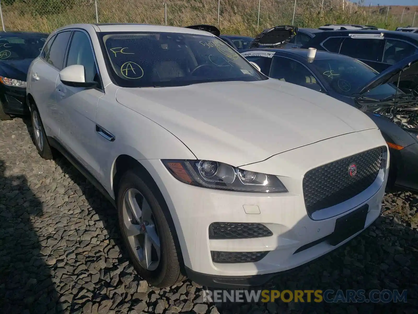 1 Photograph of a damaged car SADCJ2FX8LA629390 JAGUAR F-PACE 2020