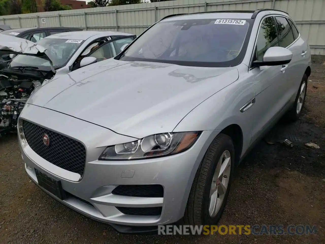 2 Photograph of a damaged car SADCJ2FX8LA631317 JAGUAR F-PACE 2020