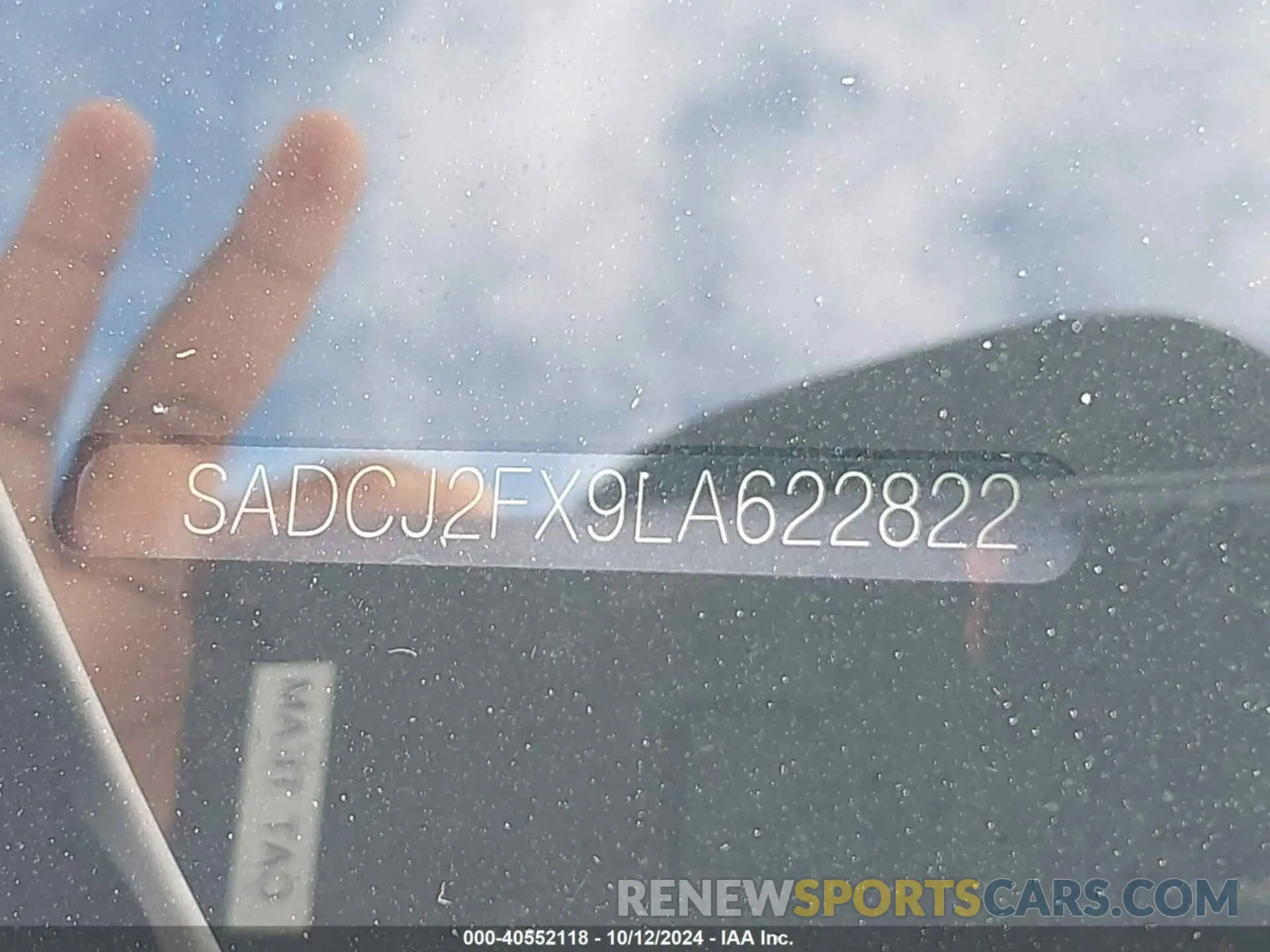 9 Photograph of a damaged car SADCJ2FX9LA622822 JAGUAR F-PACE 2020