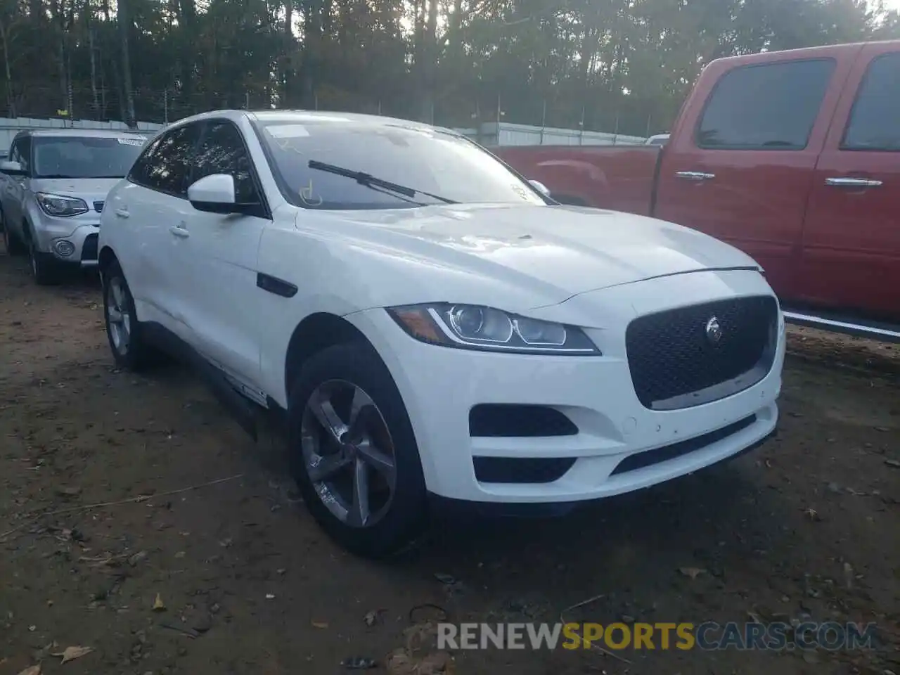 1 Photograph of a damaged car SADCJ2FX9LA644383 JAGUAR F-PACE 2020