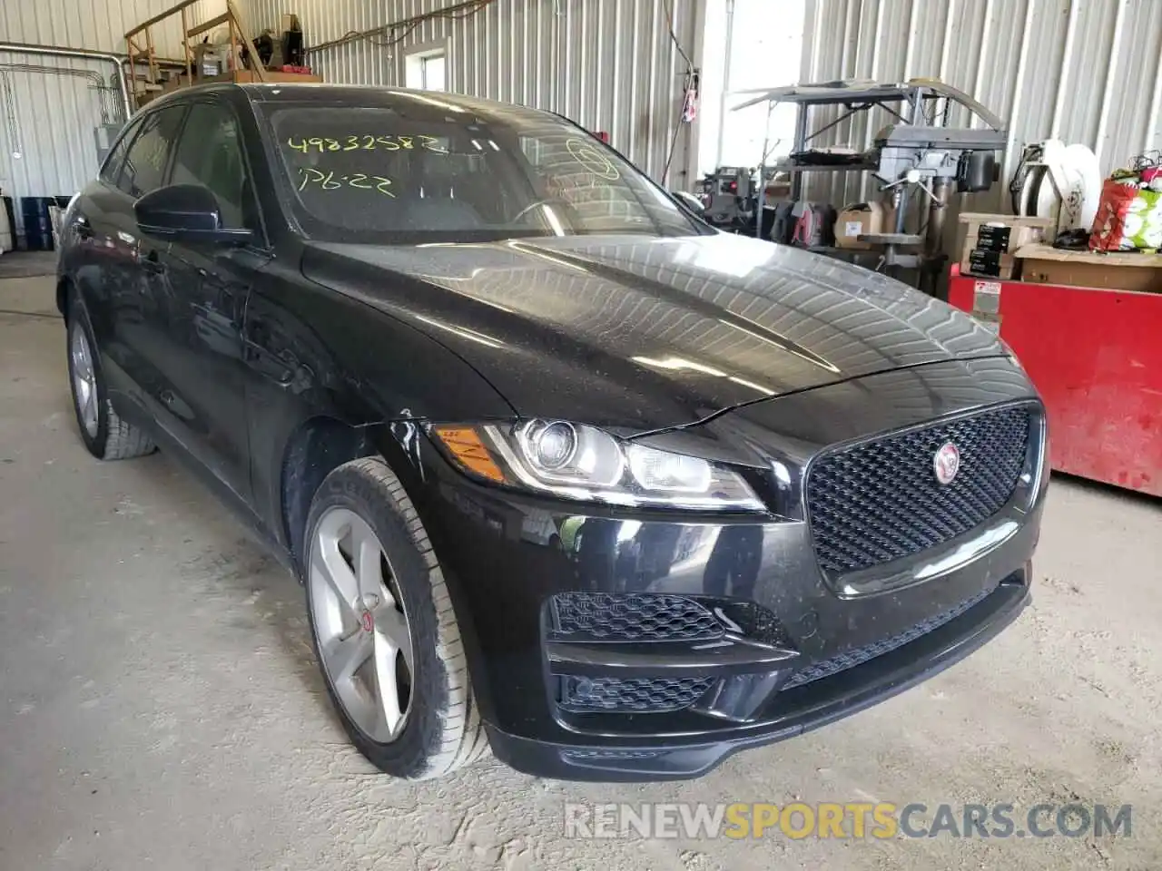 1 Photograph of a damaged car SADCJ2FX9LA645436 JAGUAR F-PACE 2020