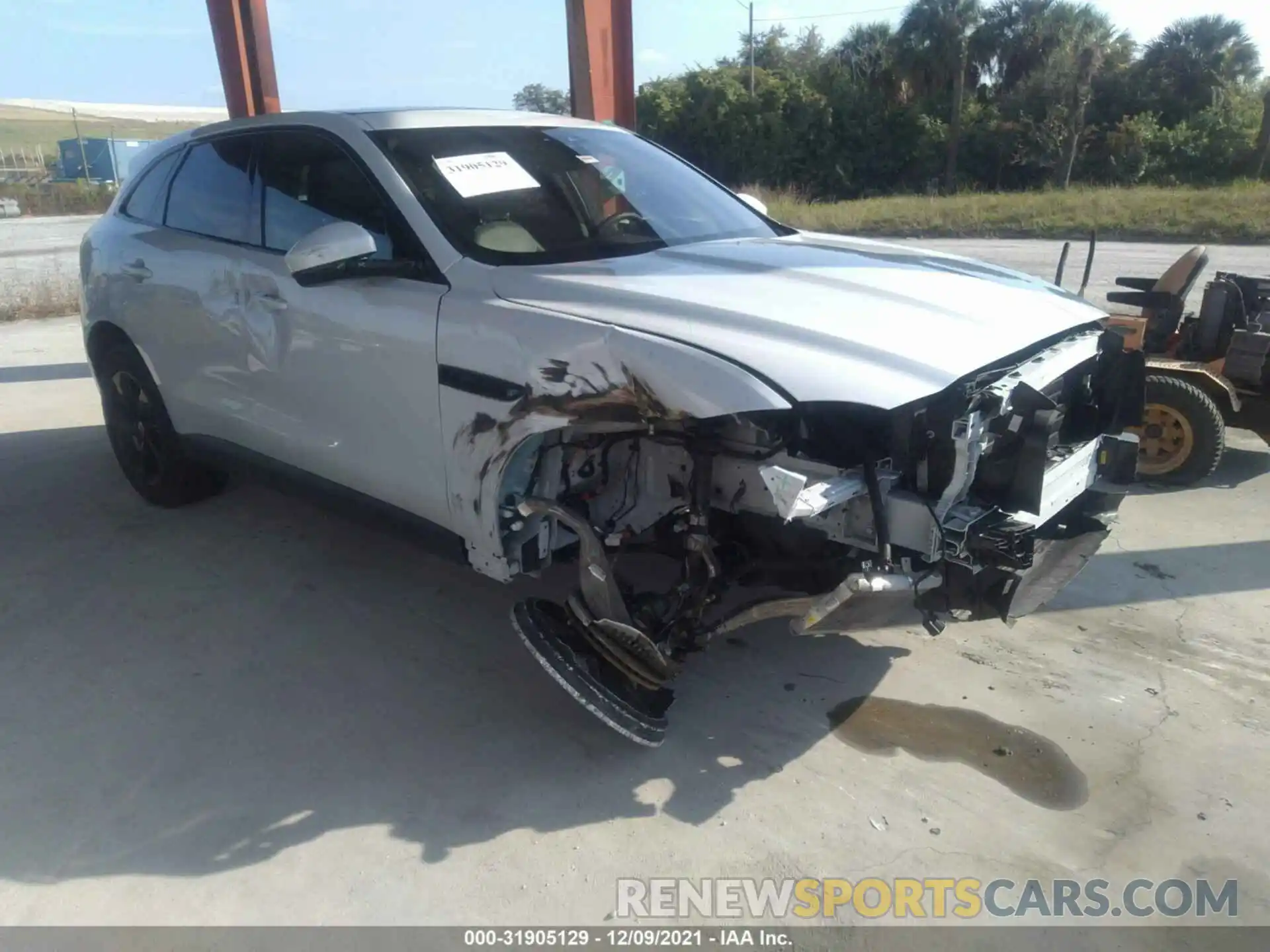 1 Photograph of a damaged car SADCJ2FX9LA654752 JAGUAR F-PACE 2020