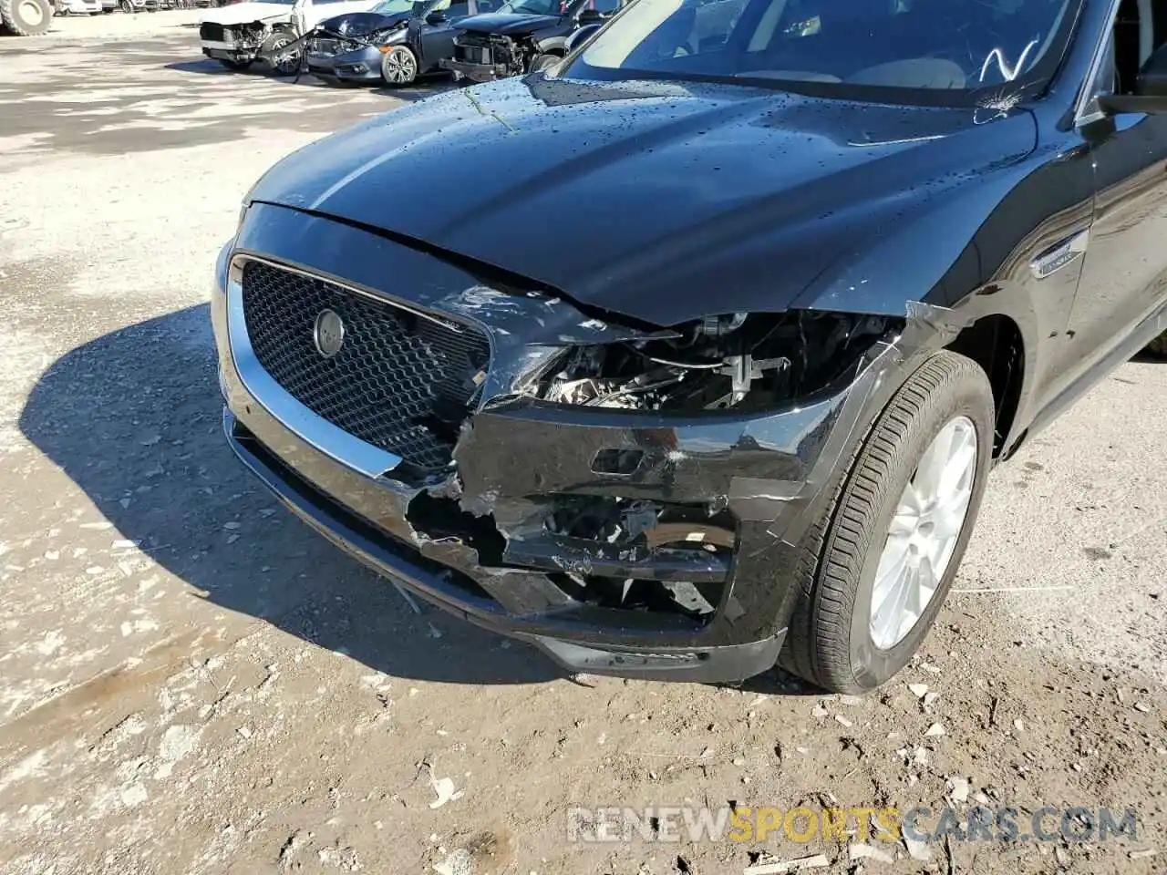 9 Photograph of a damaged car SADCK2FX0LA655043 JAGUAR F-PACE 2020