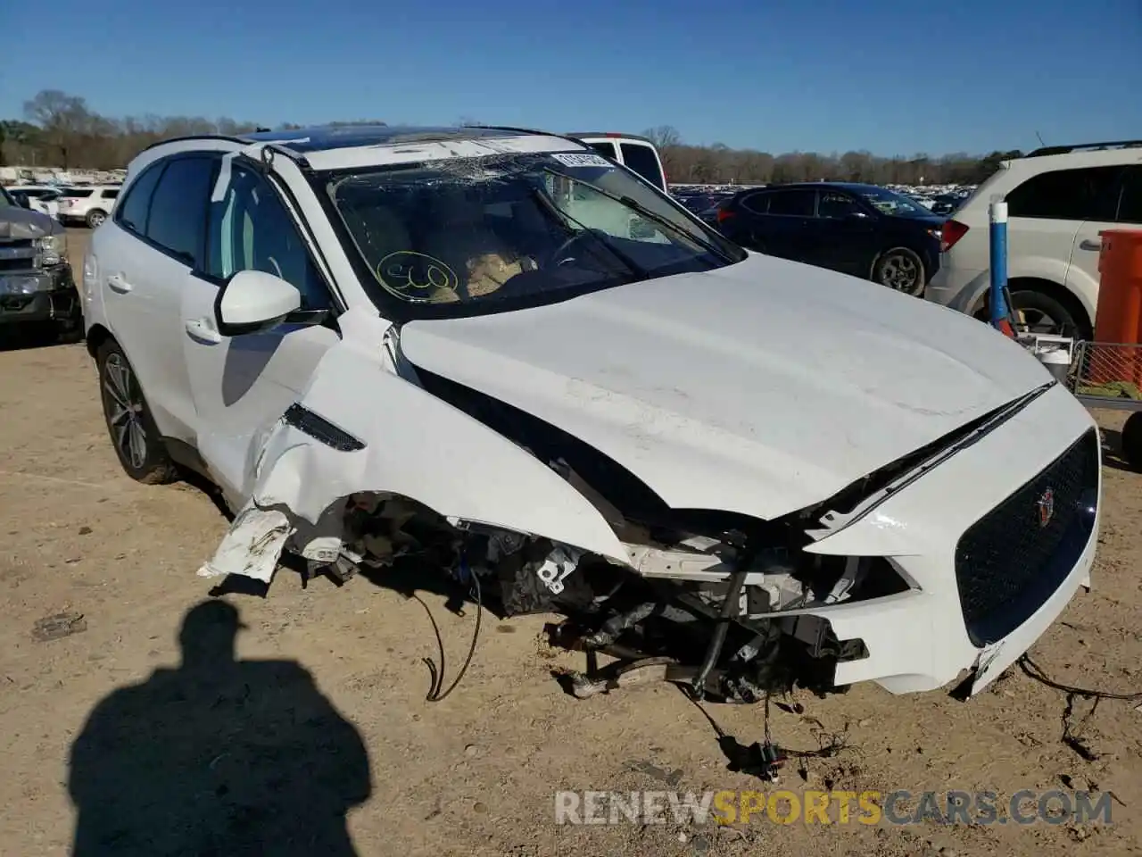 1 Photograph of a damaged car SADCK2FX2LA648286 JAGUAR F-PACE 2020