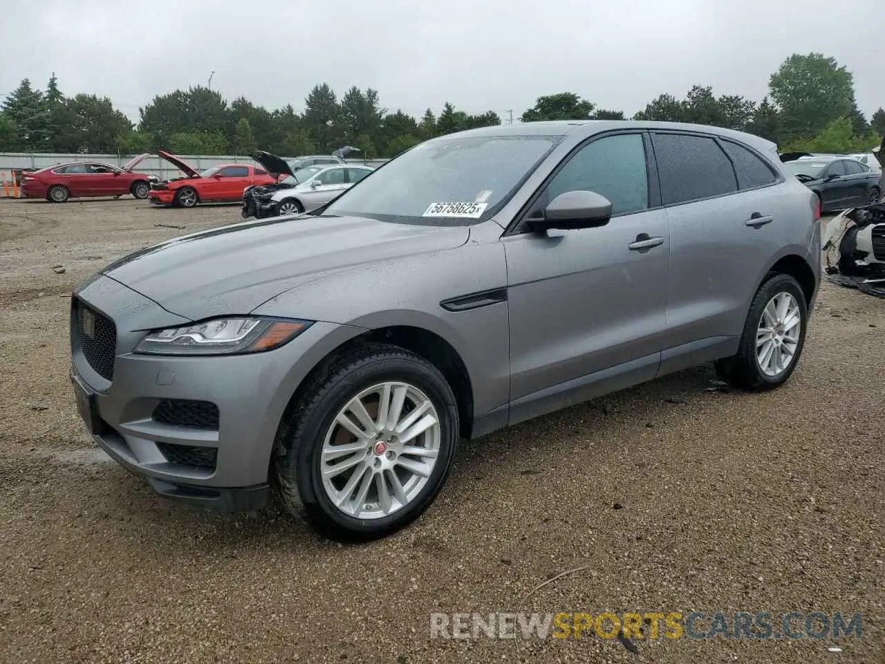 1 Photograph of a damaged car SADCK2FX5LA644555 JAGUAR F-PACE 2020