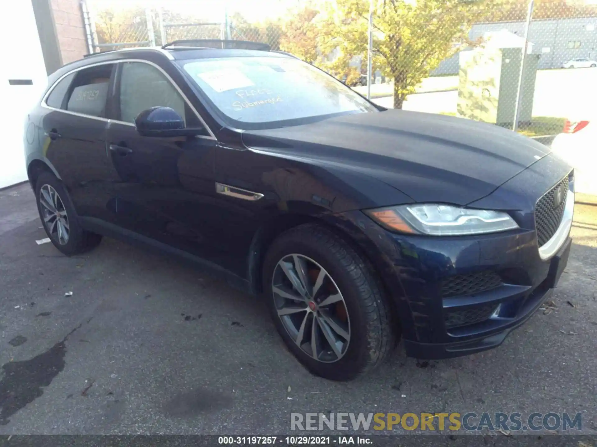 1 Photograph of a damaged car SADCK2FX7LA630141 JAGUAR F-PACE 2020