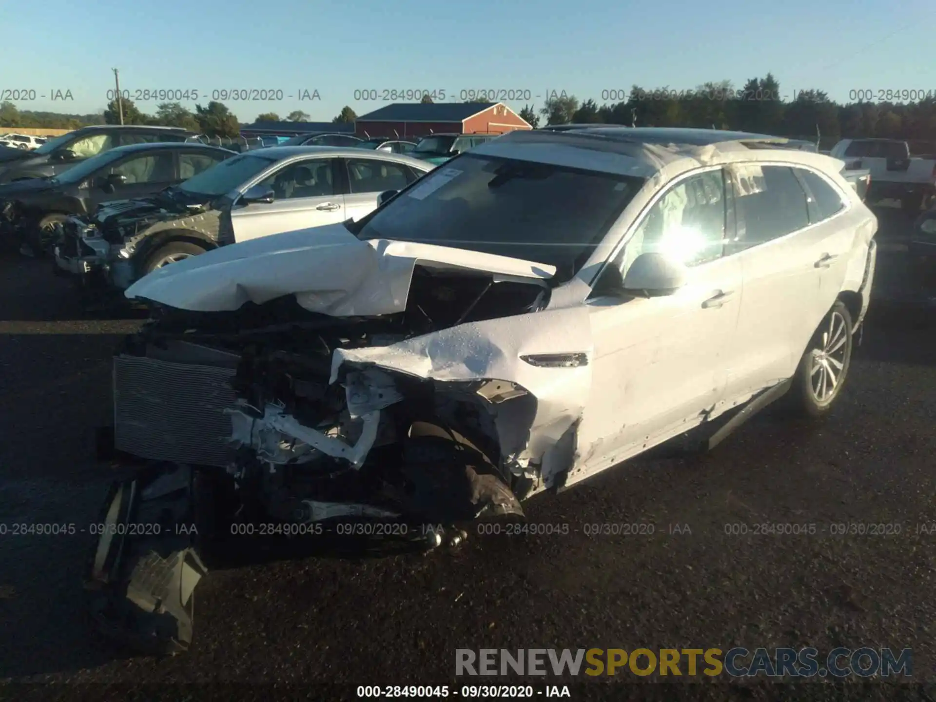 2 Photograph of a damaged car SADCK2FX8LA619049 JAGUAR F-PACE 2020