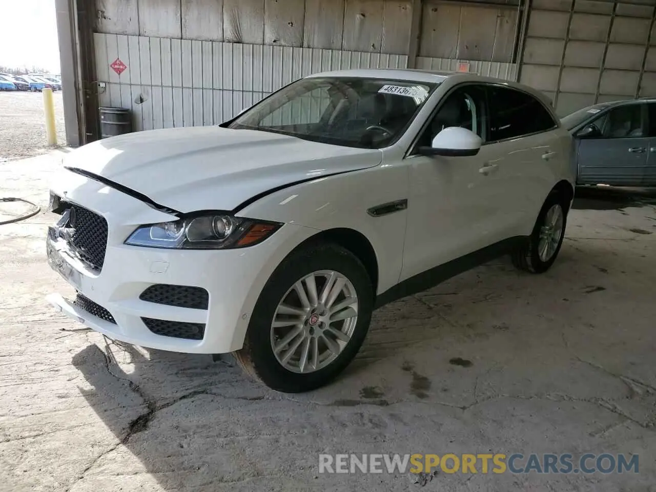 1 Photograph of a damaged car SADCK2FX8LA658014 JAGUAR F-PACE 2020