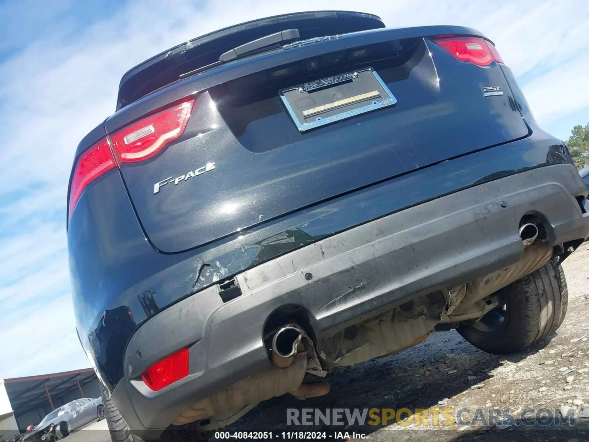 6 Photograph of a damaged car SADCK2FX8LA659499 JAGUAR F-PACE 2020