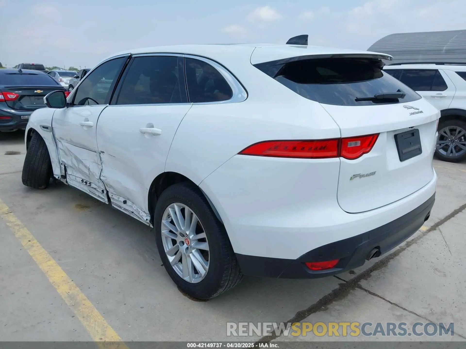3 Photograph of a damaged car SADCK2FXXLA622776 JAGUAR F-PACE 2020