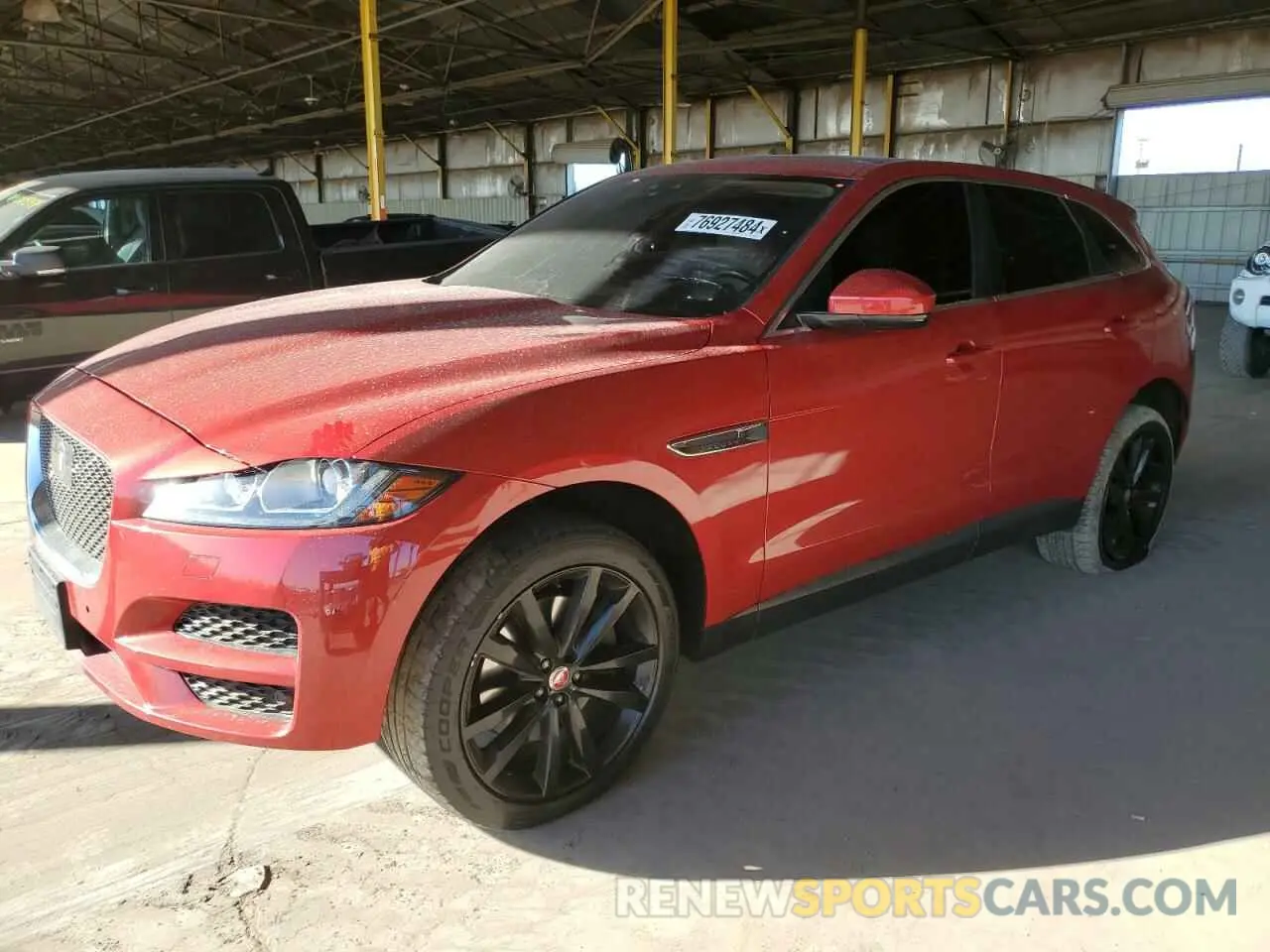 1 Photograph of a damaged car SADCK2GX0LA624891 JAGUAR F-PACE 2020