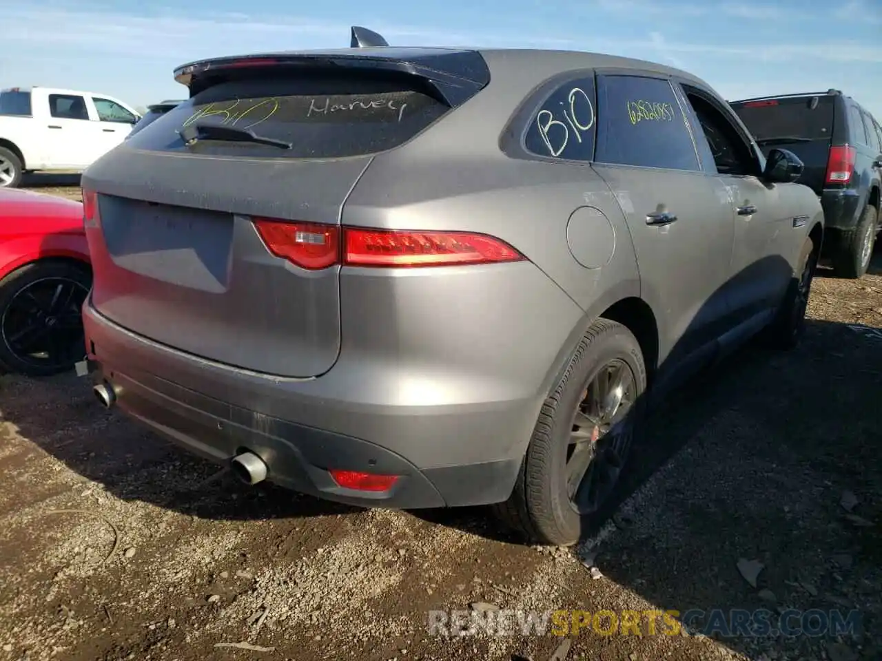 4 Photograph of a damaged car SADCK2GX0LA634627 JAGUAR F-PACE 2020