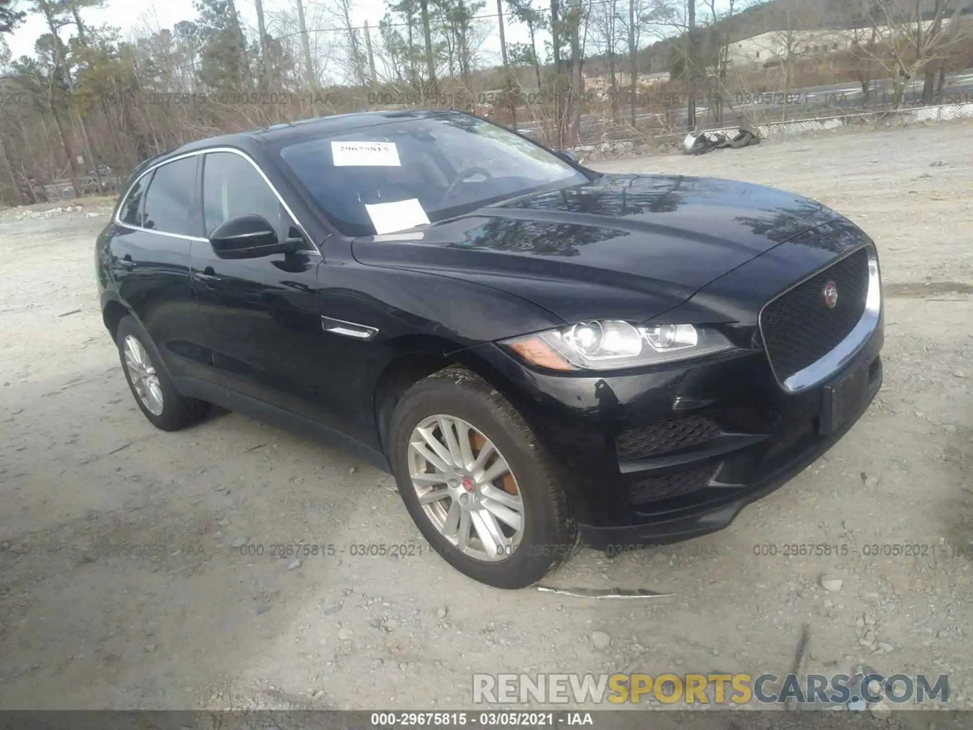 1 Photograph of a damaged car SADCK2GX0LA638175 JAGUAR F-PACE 2020