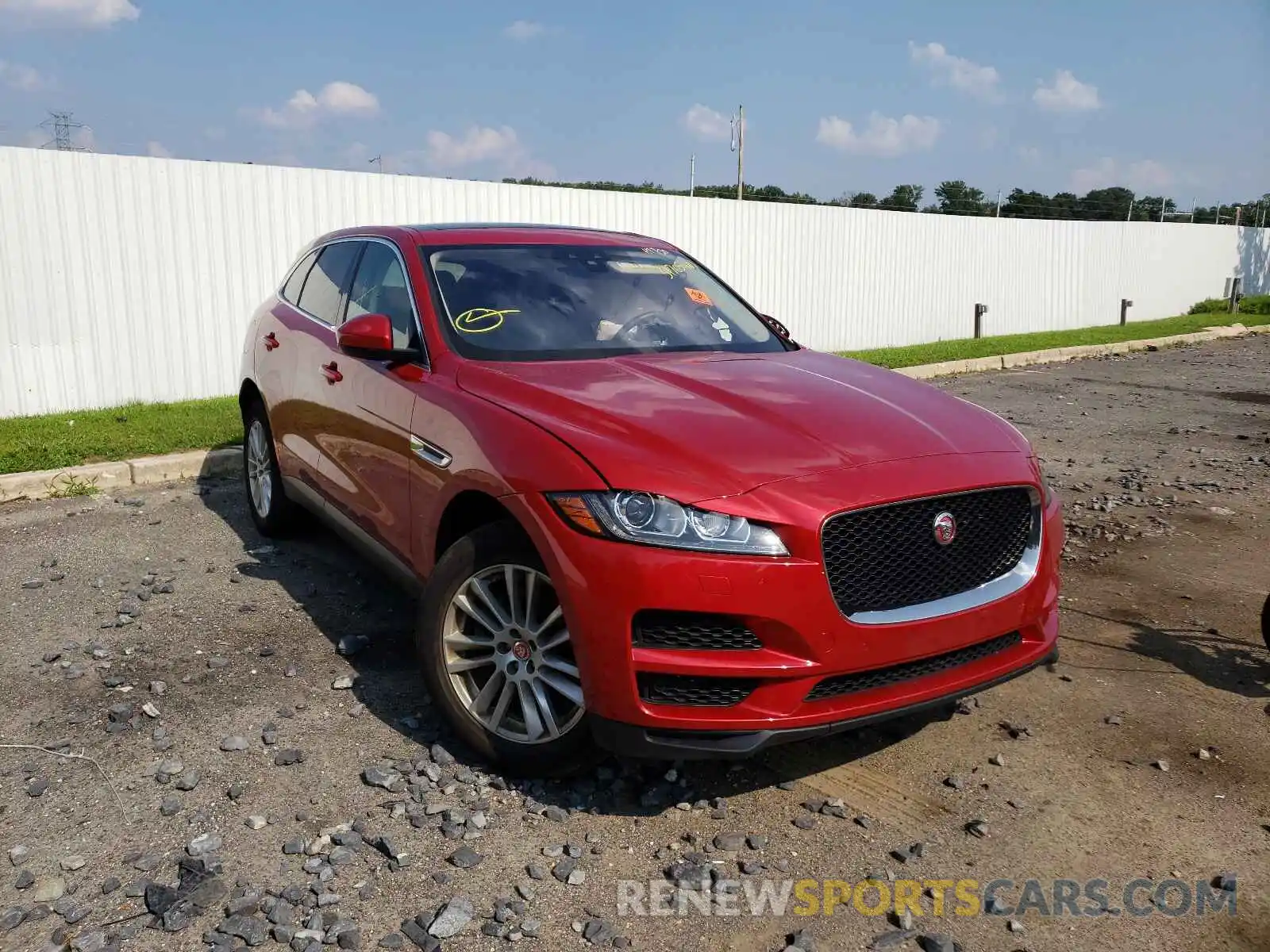 1 Photograph of a damaged car SADCK2GX0LA638385 JAGUAR F-PACE 2020