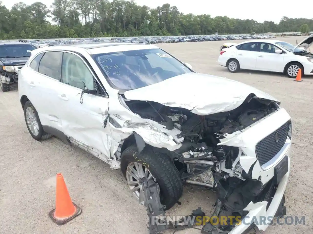 1 Photograph of a damaged car SADCK2GX0LA638953 JAGUAR F-PACE 2020