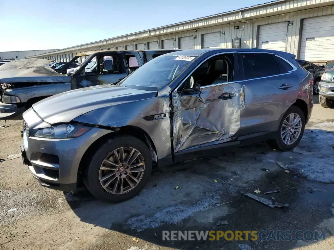 1 Photograph of a damaged car SADCK2GX2LA634581 JAGUAR F-PACE 2020