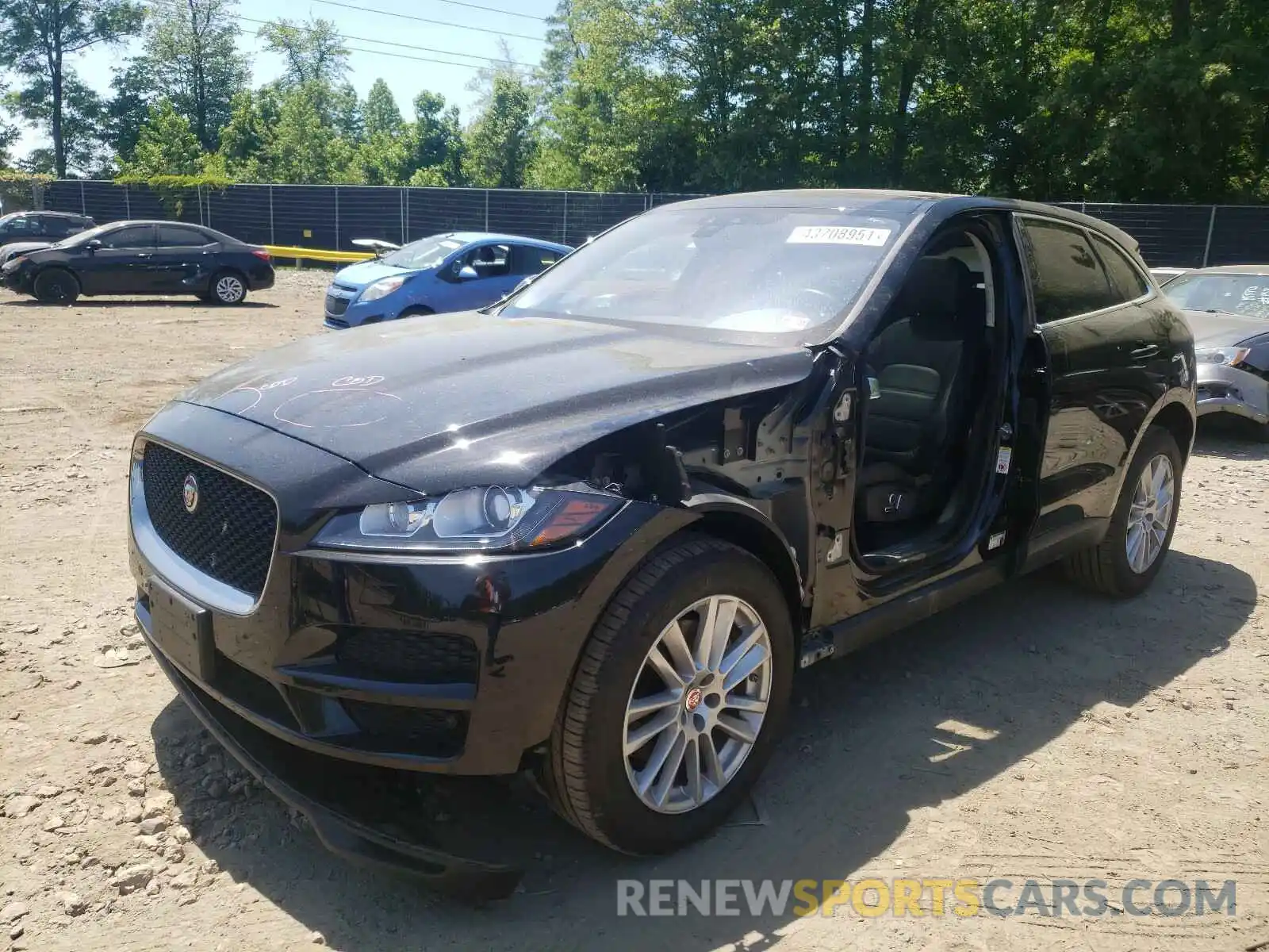 2 Photograph of a damaged car SADCK2GX2LA639036 JAGUAR F-PACE 2020