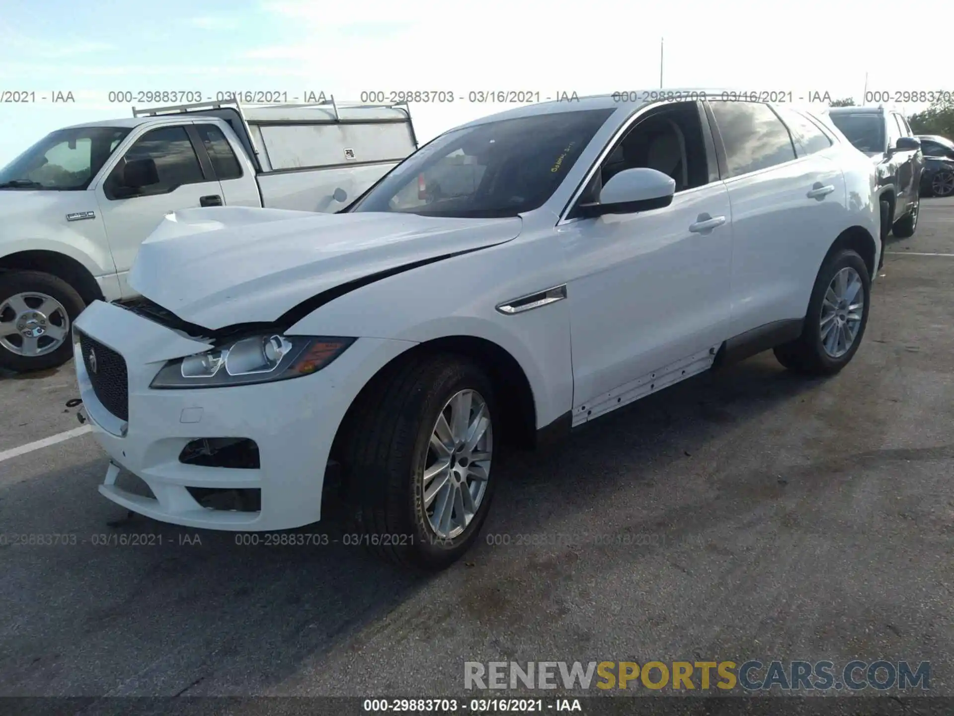 2 Photograph of a damaged car SADCK2GX2LA639697 JAGUAR F-PACE 2020