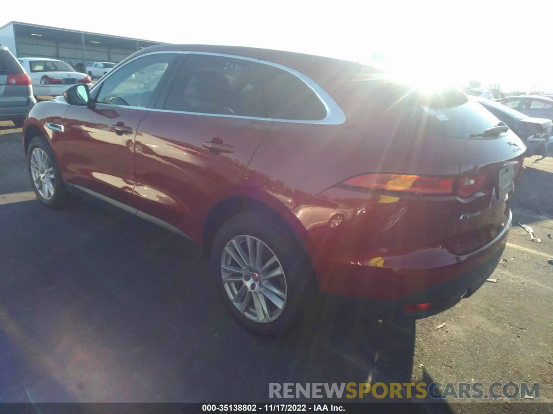 3 Photograph of a damaged car SADCK2GX2LA641241 JAGUAR F-PACE 2020