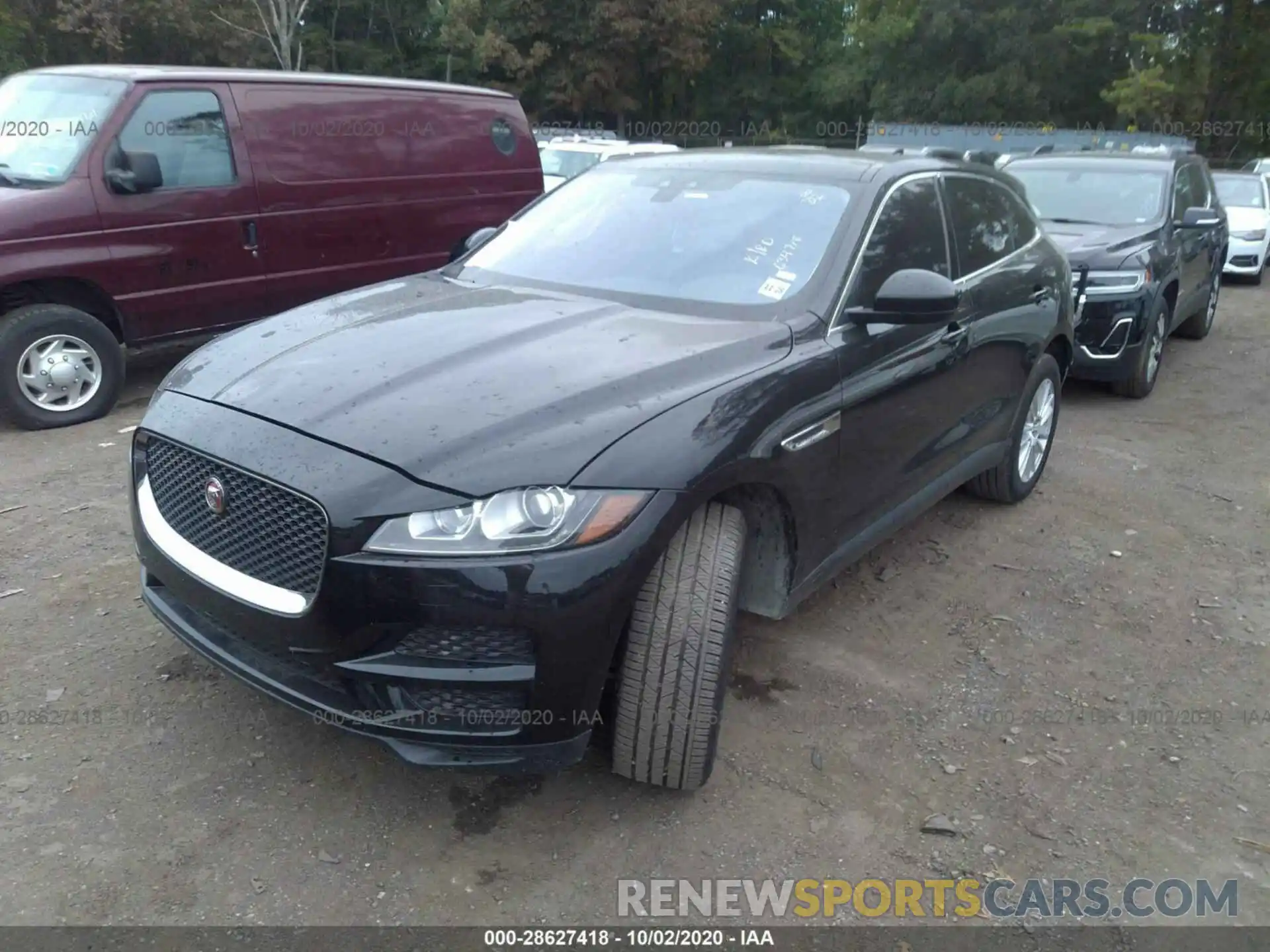 2 Photograph of a damaged car SADCK2GX3LA634718 JAGUAR F-PACE 2020