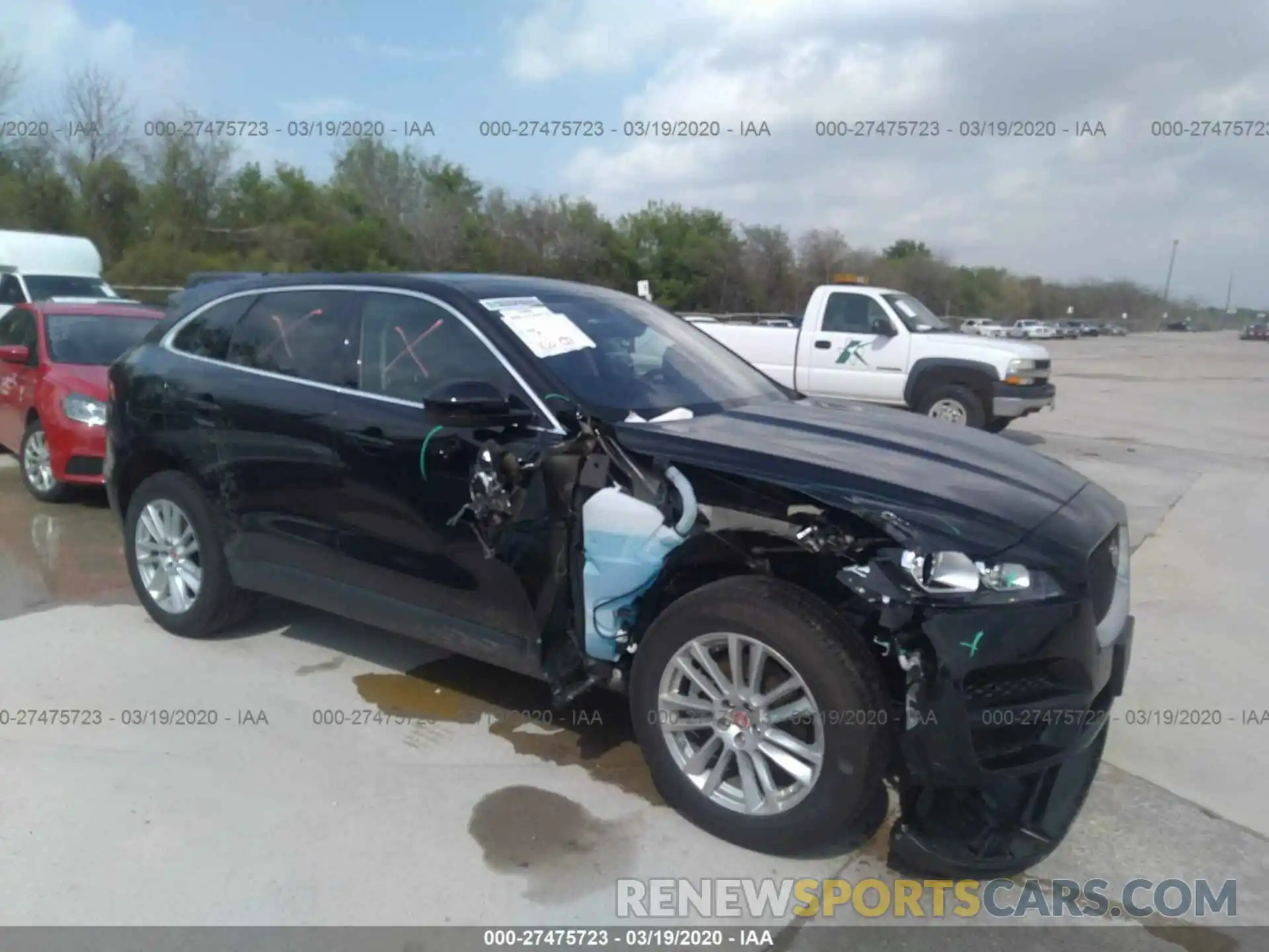 1 Photograph of a damaged car SADCK2GX6LA639007 JAGUAR F-PACE 2020