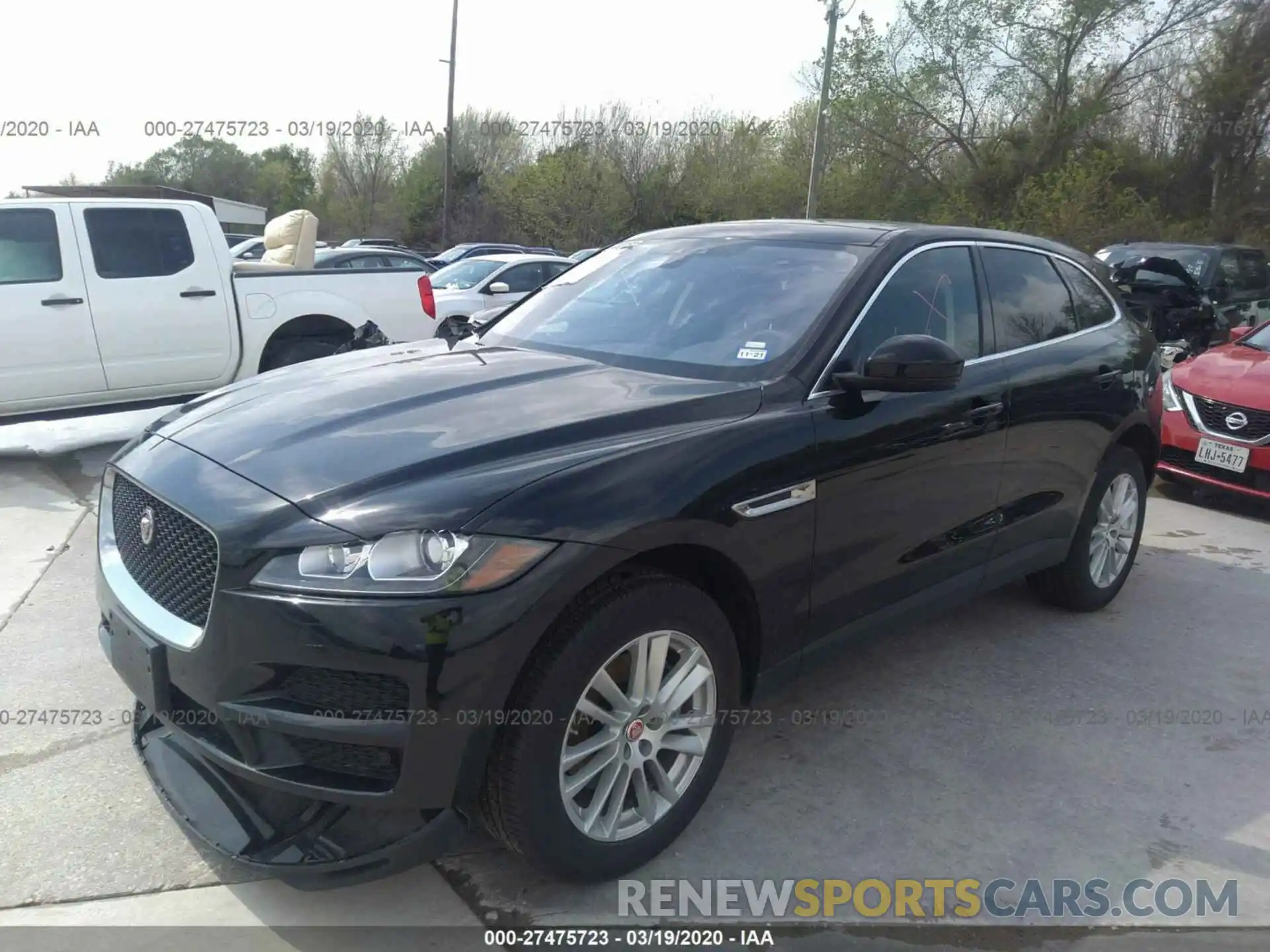 2 Photograph of a damaged car SADCK2GX6LA639007 JAGUAR F-PACE 2020