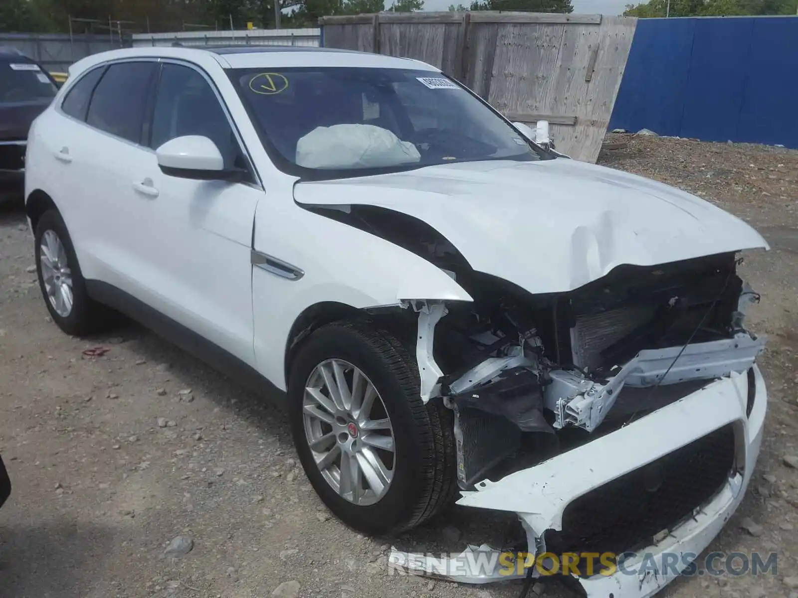 1 Photograph of a damaged car SADCK2GX6LA641663 JAGUAR F-PACE 2020