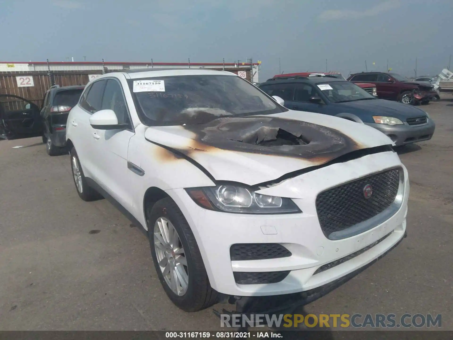 1 Photograph of a damaged car SADCK2GX7LA640926 JAGUAR F-PACE 2020