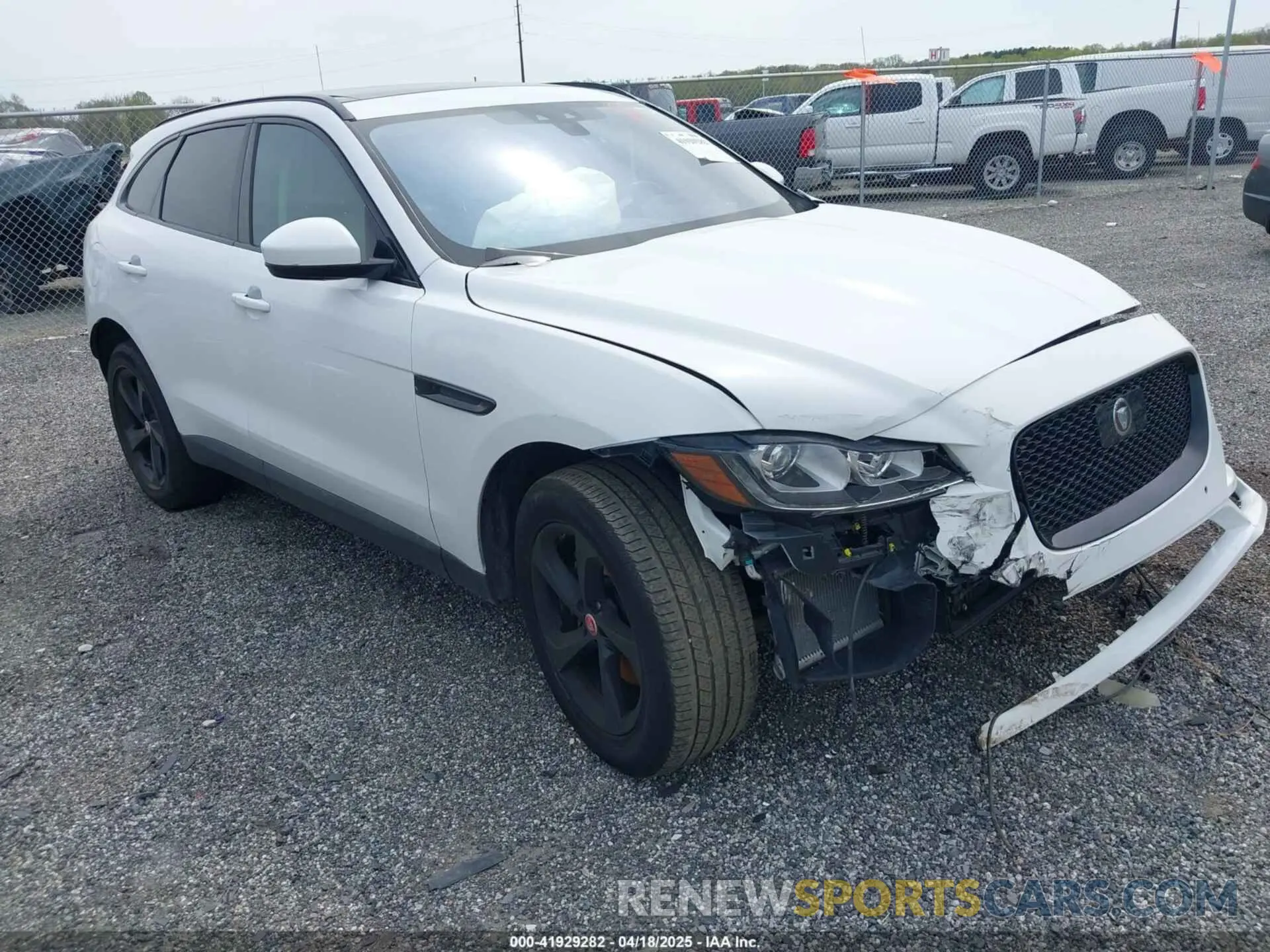 1 Photograph of a damaged car SADCK2GX7LA647309 JAGUAR F-PACE 2020